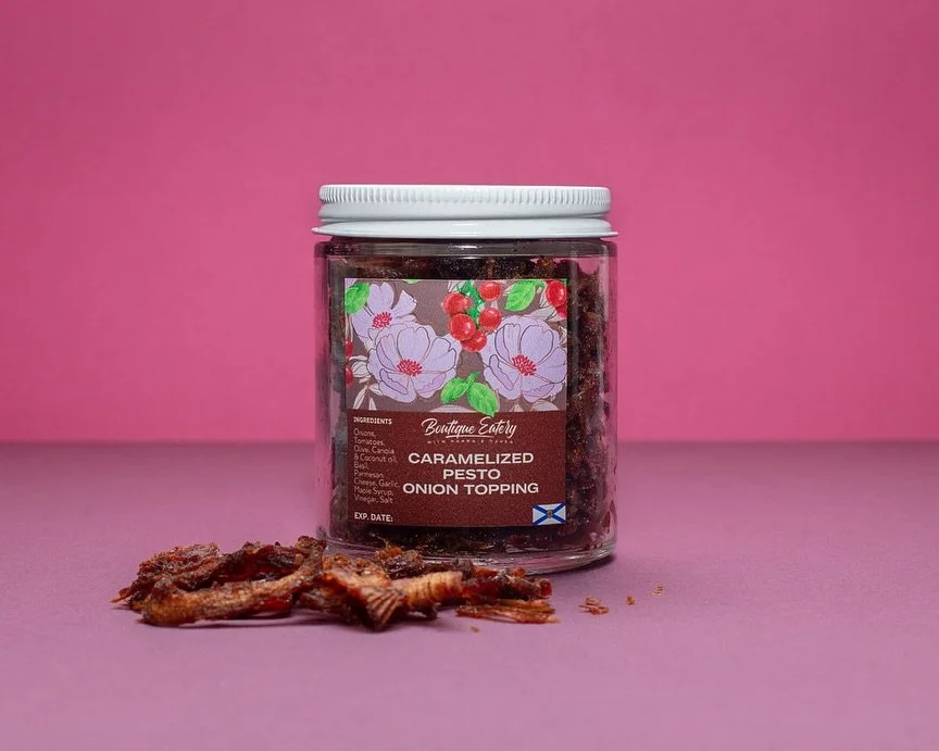 Our delicious trio has been missed 💗✨ and will be back at the Halifax Brewery Market this Saturday, February 7th! They make useful and lovely Valentine&rsquo;s Day gifts for that special guy or special girl 🥰.

These toppings are delicious on any s