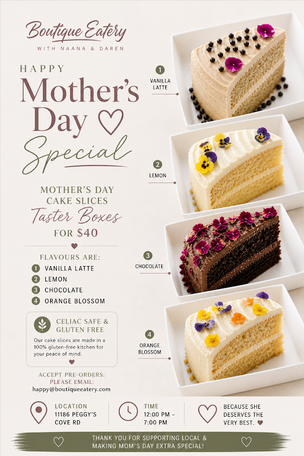 Mothers Day Event at Boutique Eatery