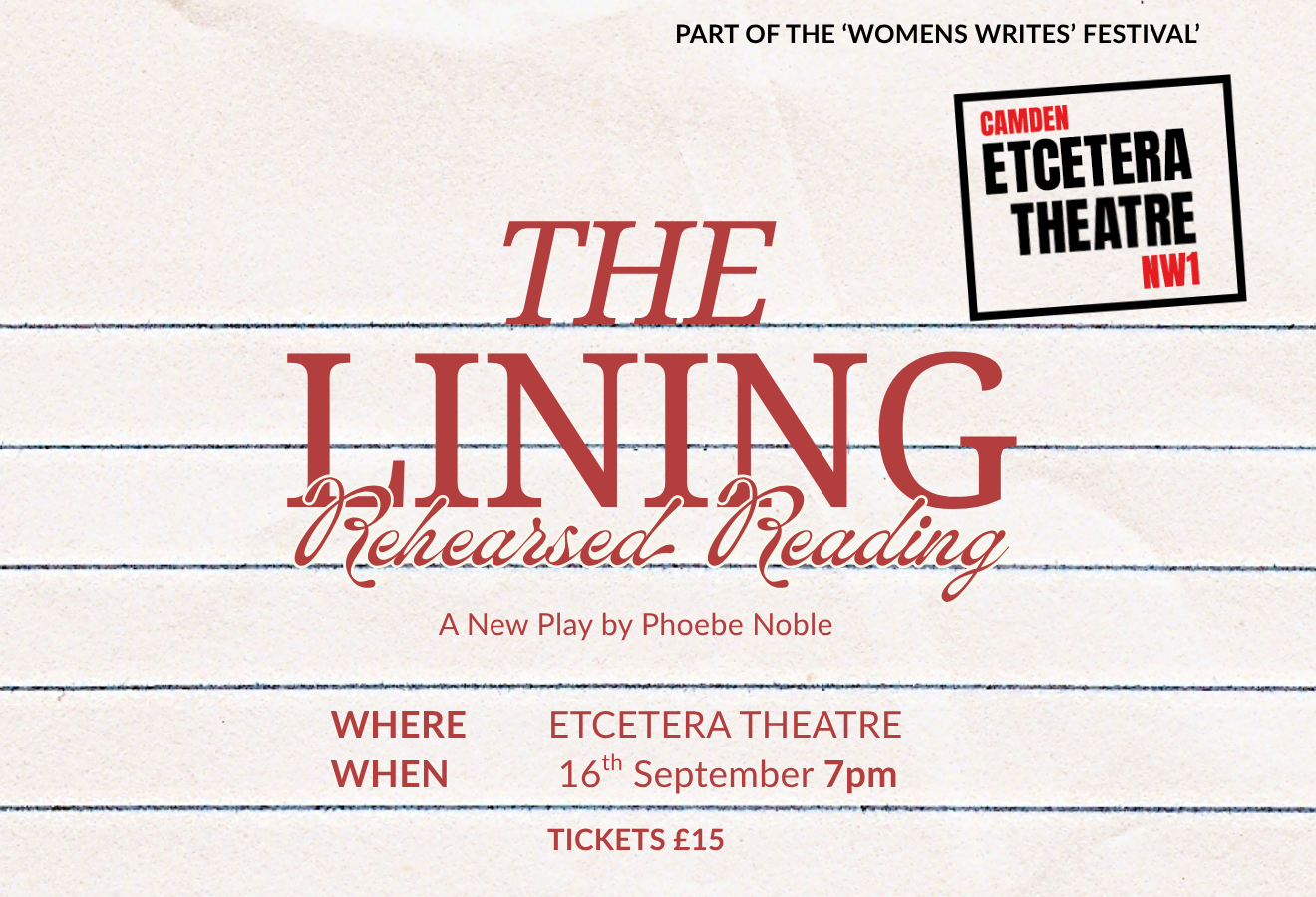 THE LINING - REHEARSED READING 