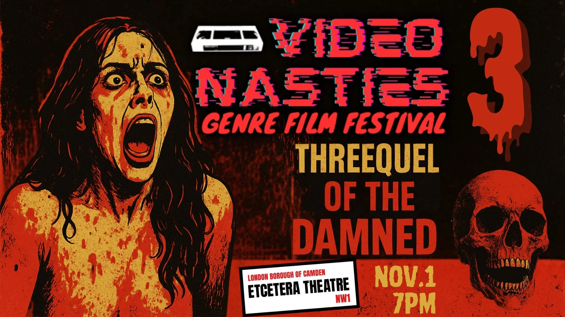 🎟️ VIDEO NASTIES 3: THREEQUEL OF THE DAMNED