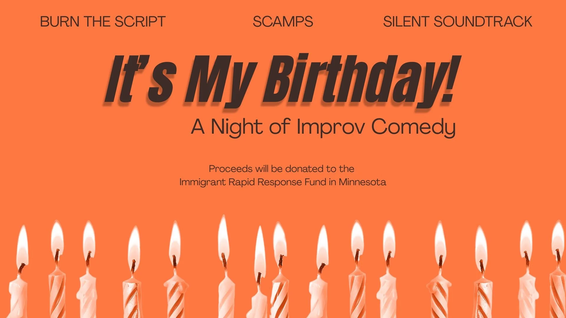 It's My Birthday! A Night of Improv (women writers festival)