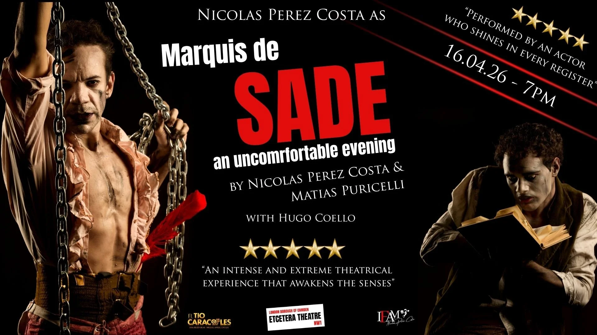 Marquis de Sade, An Uncomfortable Evening&nbsp;