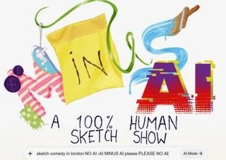 Minus AI: A 100% human sketch show