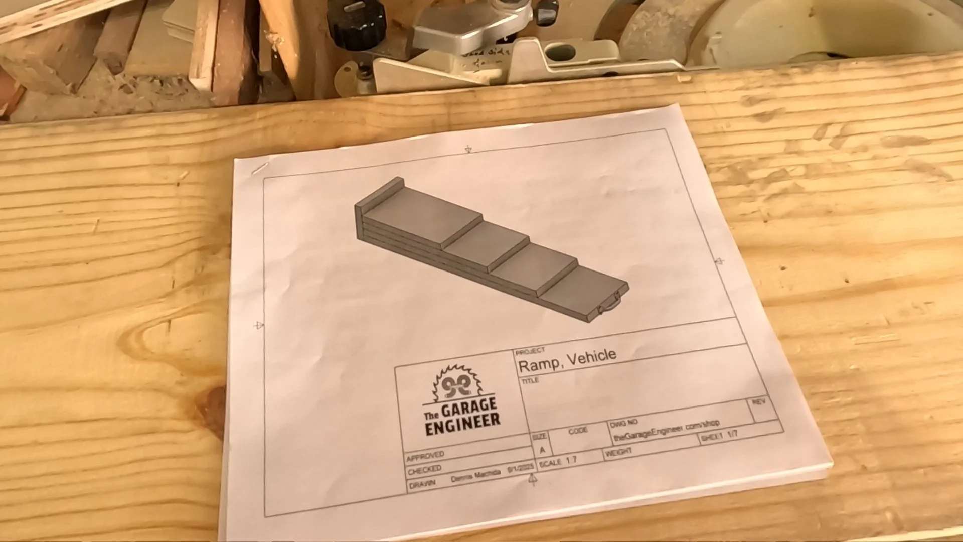 Heavy-Duty Wooden Auto Ramps – Digital Plans Download