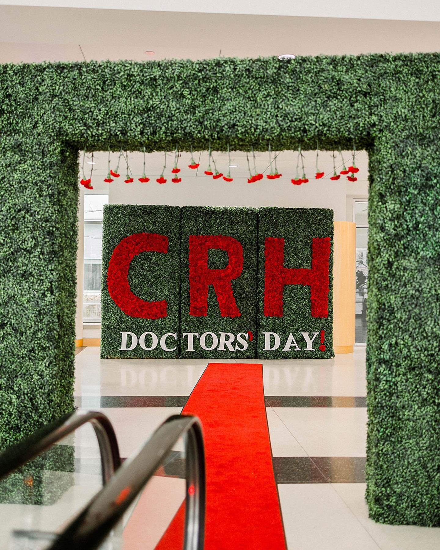 When @the.crh.foundation talked with our CEO, Caleb, about organizing a Doctors&rsquo; Day celebration for the incredible staff at Columbus Regional Health, we were honored!

For the event, we wanted to make a statement right away as guests entered t