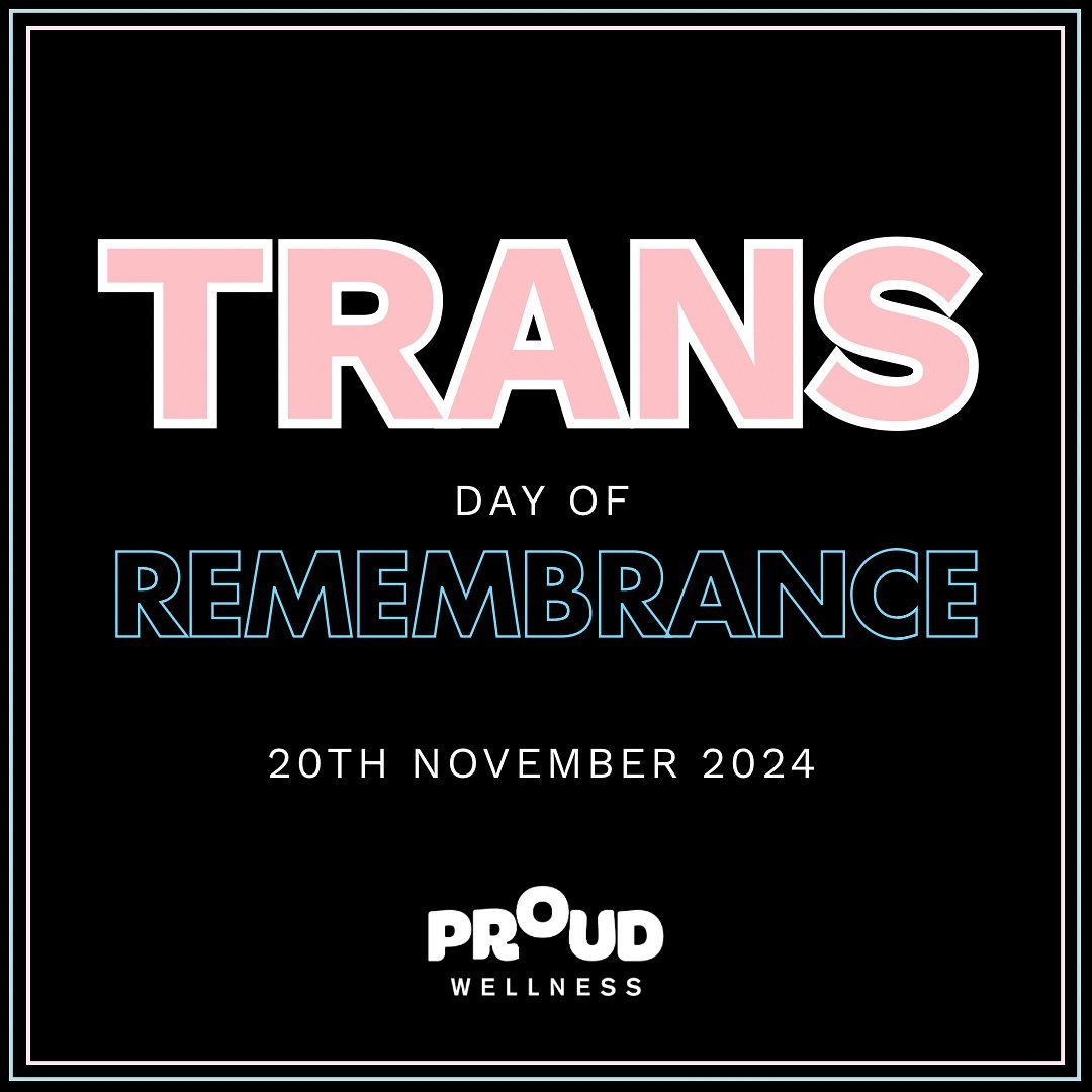 Trans Awareness Week concludes today, with Trans Day of Remembrance.

Trans Day of Remembrance is a time when we remember the trans people lost to transphobia and discrimination.

To everyone who has lost someone close to them and who is struggling t