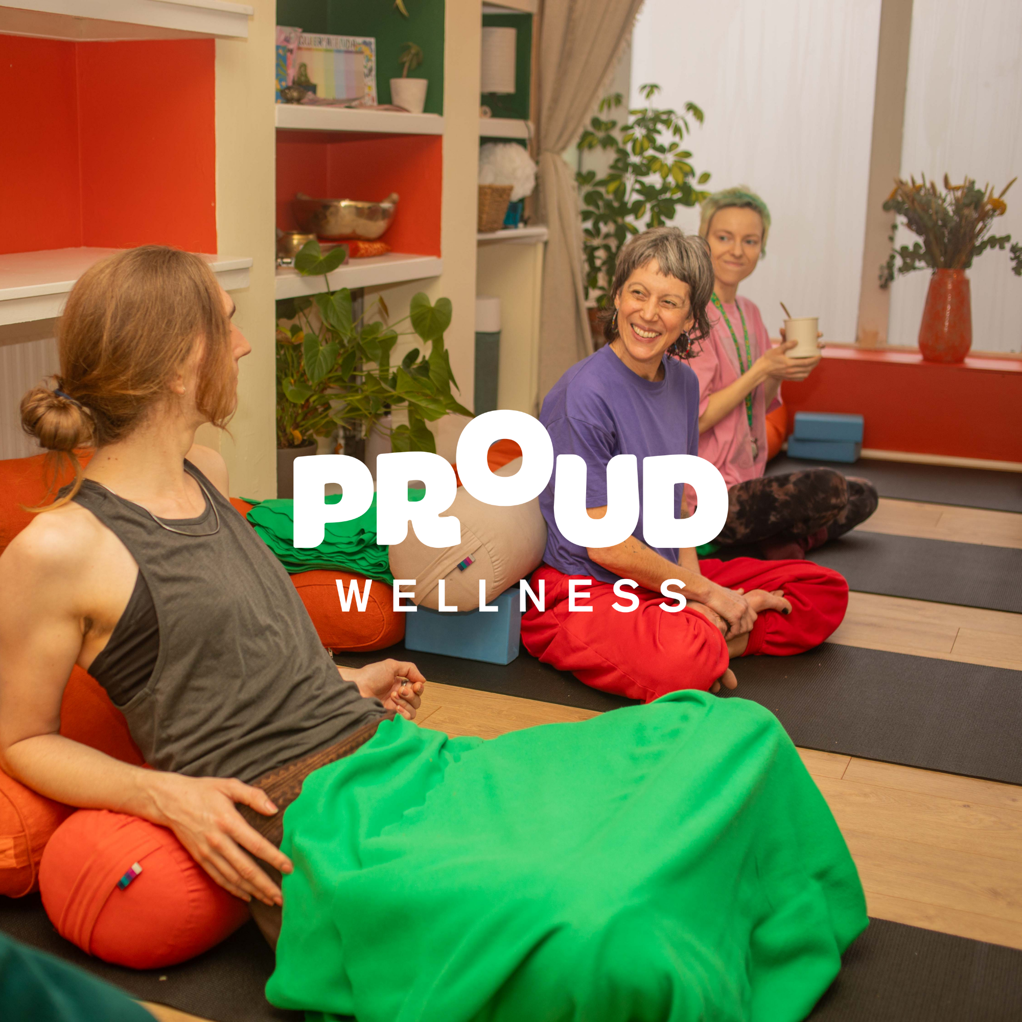 LGBTQIA+ Community Yoga with Lou Thomas (they/he) and Gabi Parkham (she/her)