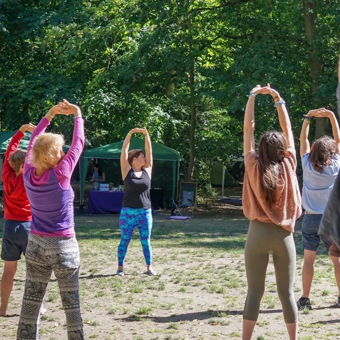 Summer qigong day in Brighton with Claudia Cahalane (she/her)