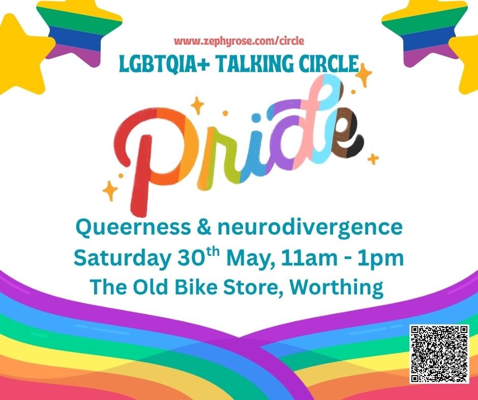 LGBTQIA+ Talking Circle with Ruth (she/her) Zephyrose 