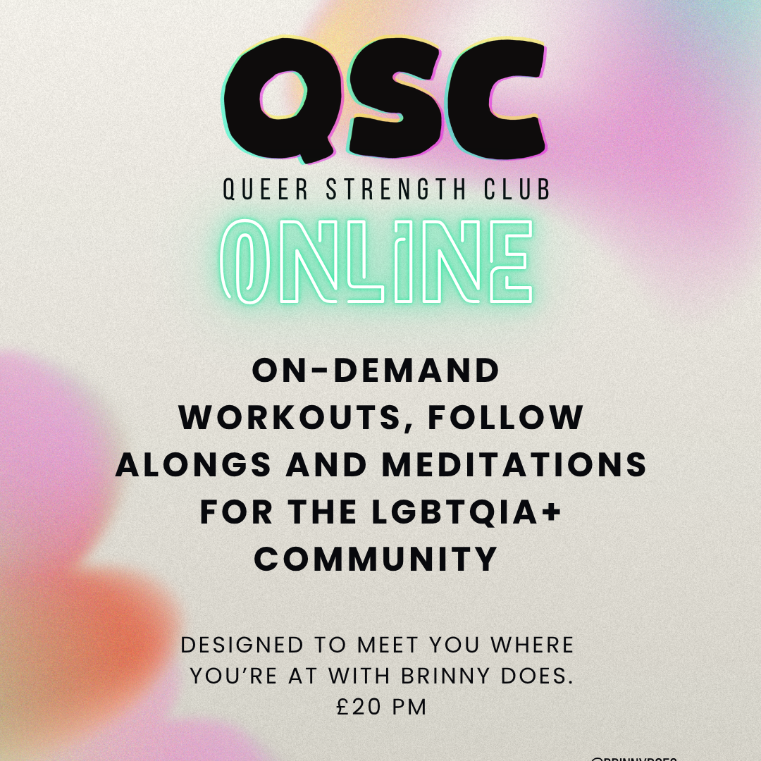 Queer Strength Club | Online with Brinny (they/them)