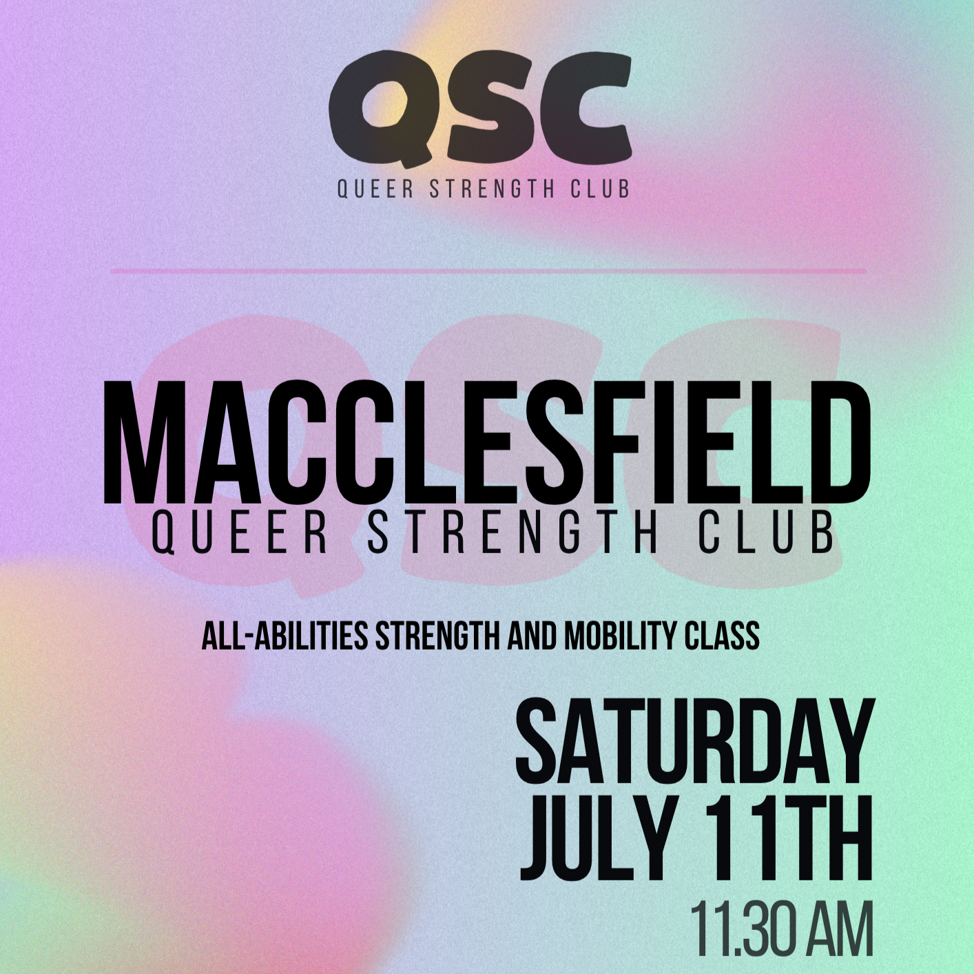 Queer Strength Club | Macclesfield with Brinny (they/them)