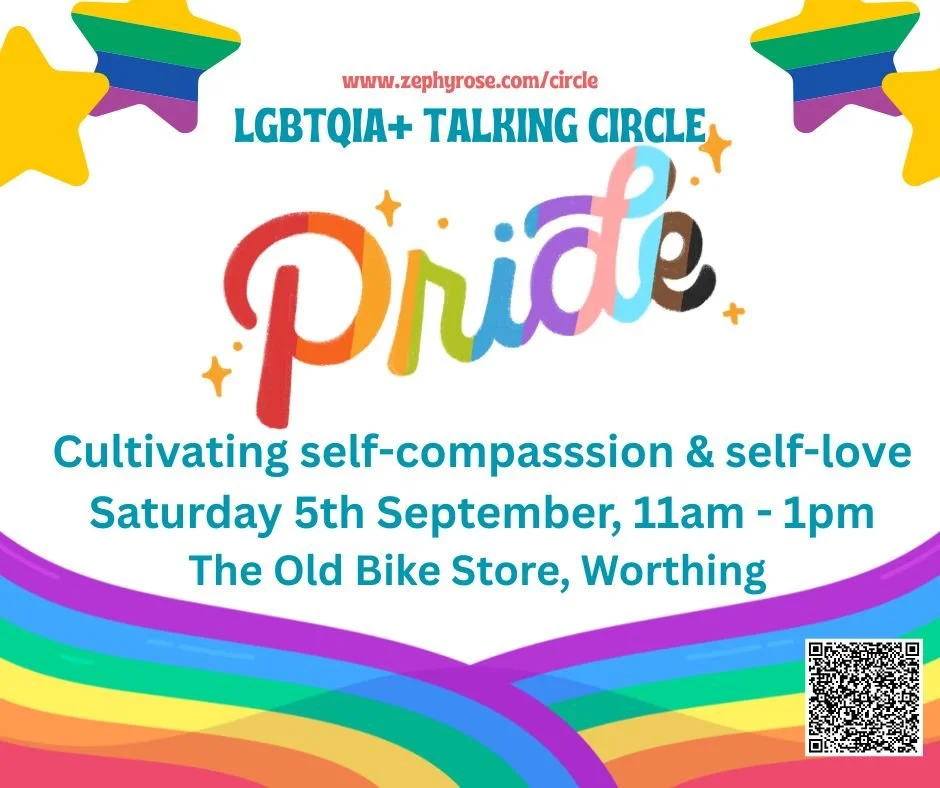 LGBTQIA+ Talking Circle with Ruth (she/her) Zephyrose 
