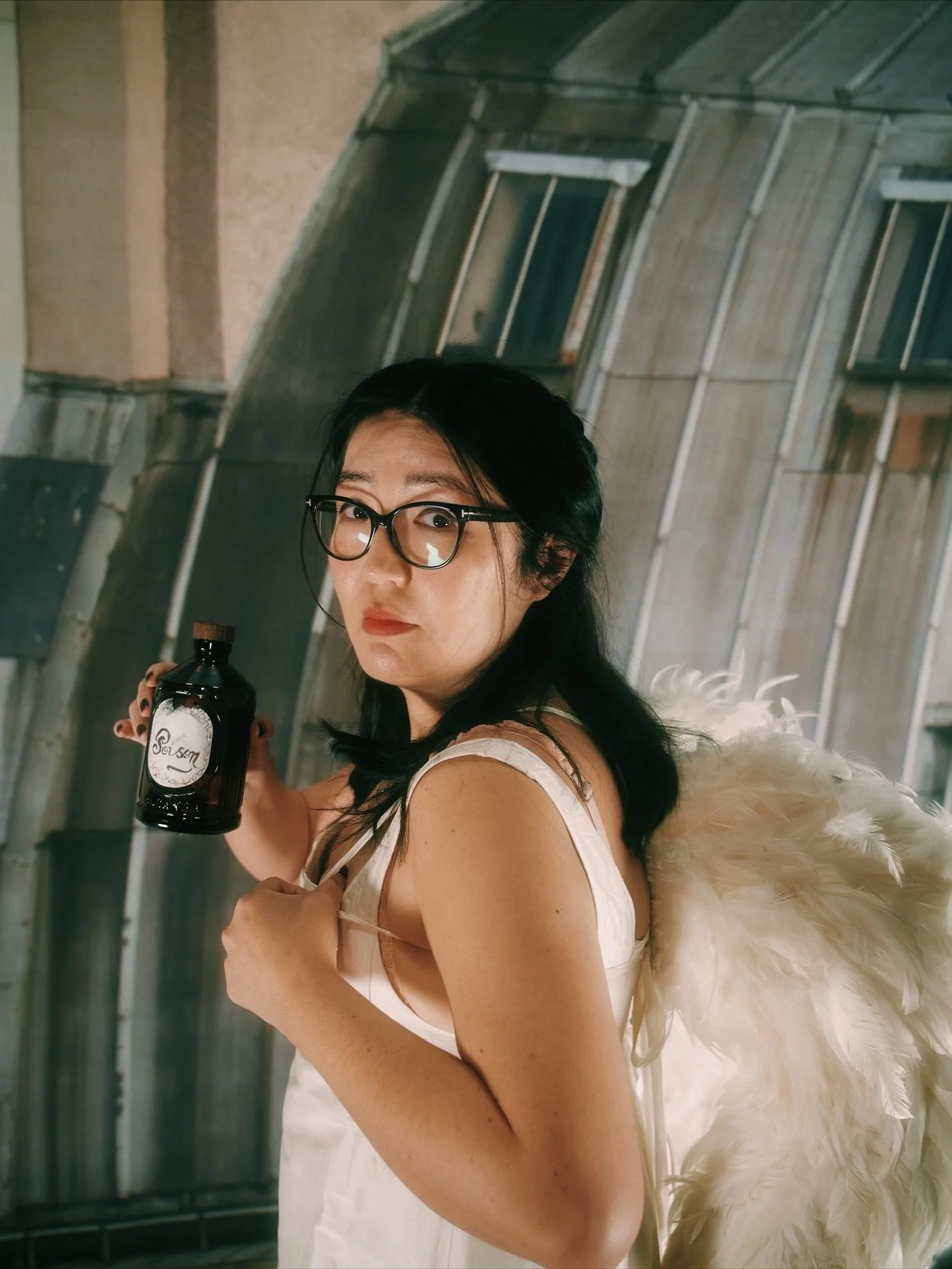 The last day of shooting S3 was on Halloween and the assignment was to dress up as the first letter of your name. Guess who our PA Josephine dressed up as 😭 Last slide is our costume contest winner Ben! Happy Halloween! 🎃