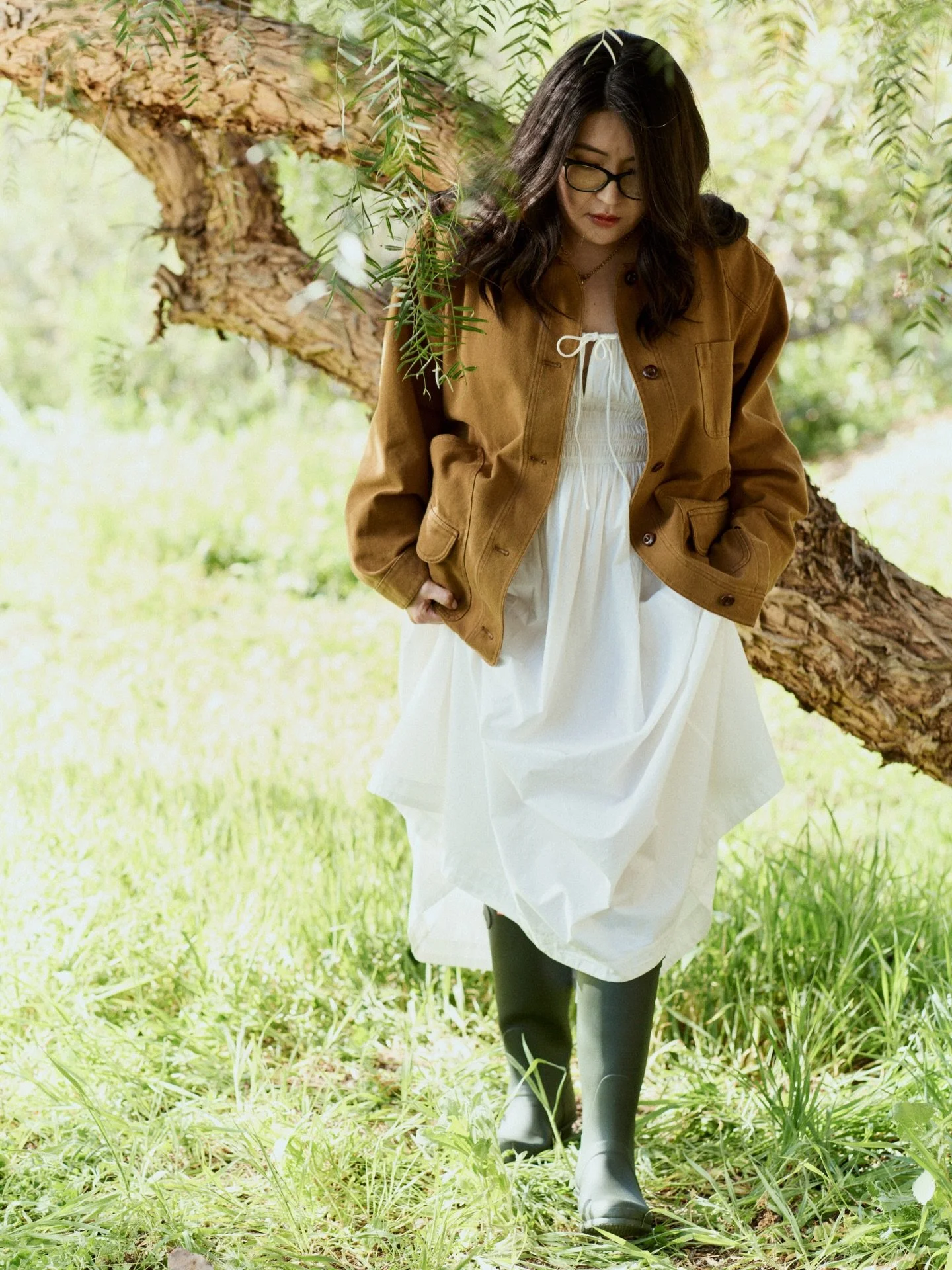 A sunny day on set celebrating the new milky suncreen with @tatcha #ad