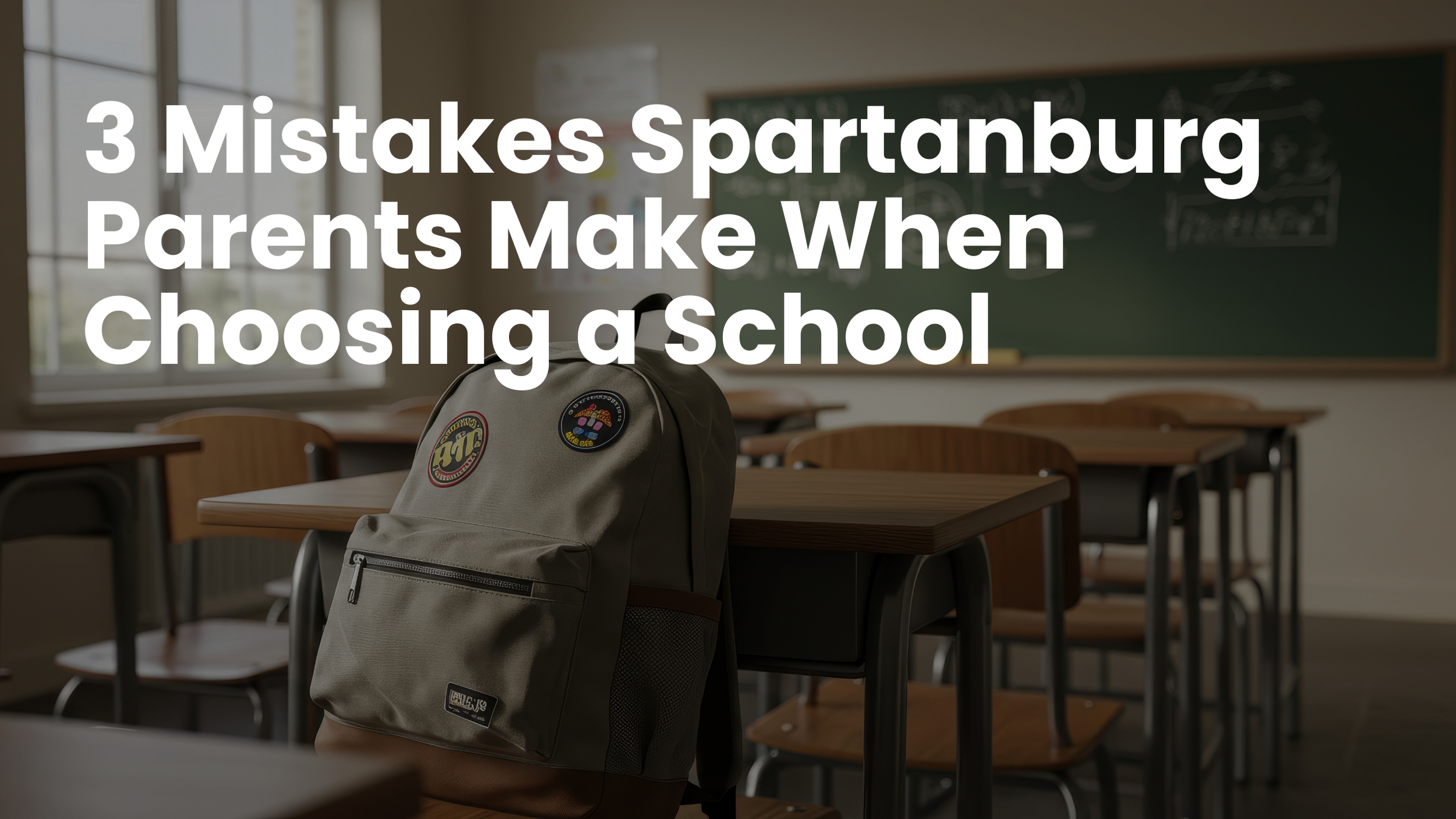 3 Mistakes Spartanburg Parents Make When Choosing a School (And What Actually Matters More)