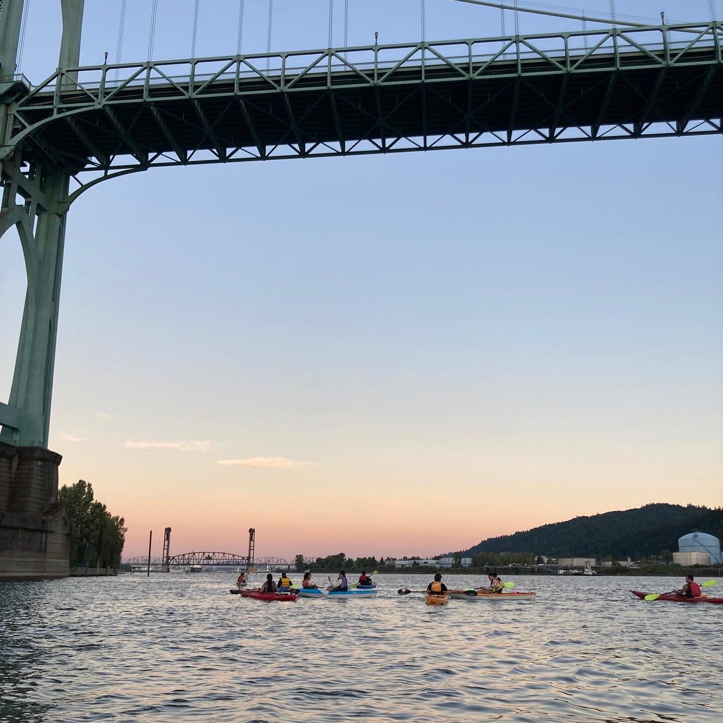 Another sunset paddle 🌅😌 Thanks to all who joined! Check out our August calendar and register for more upcoming events!