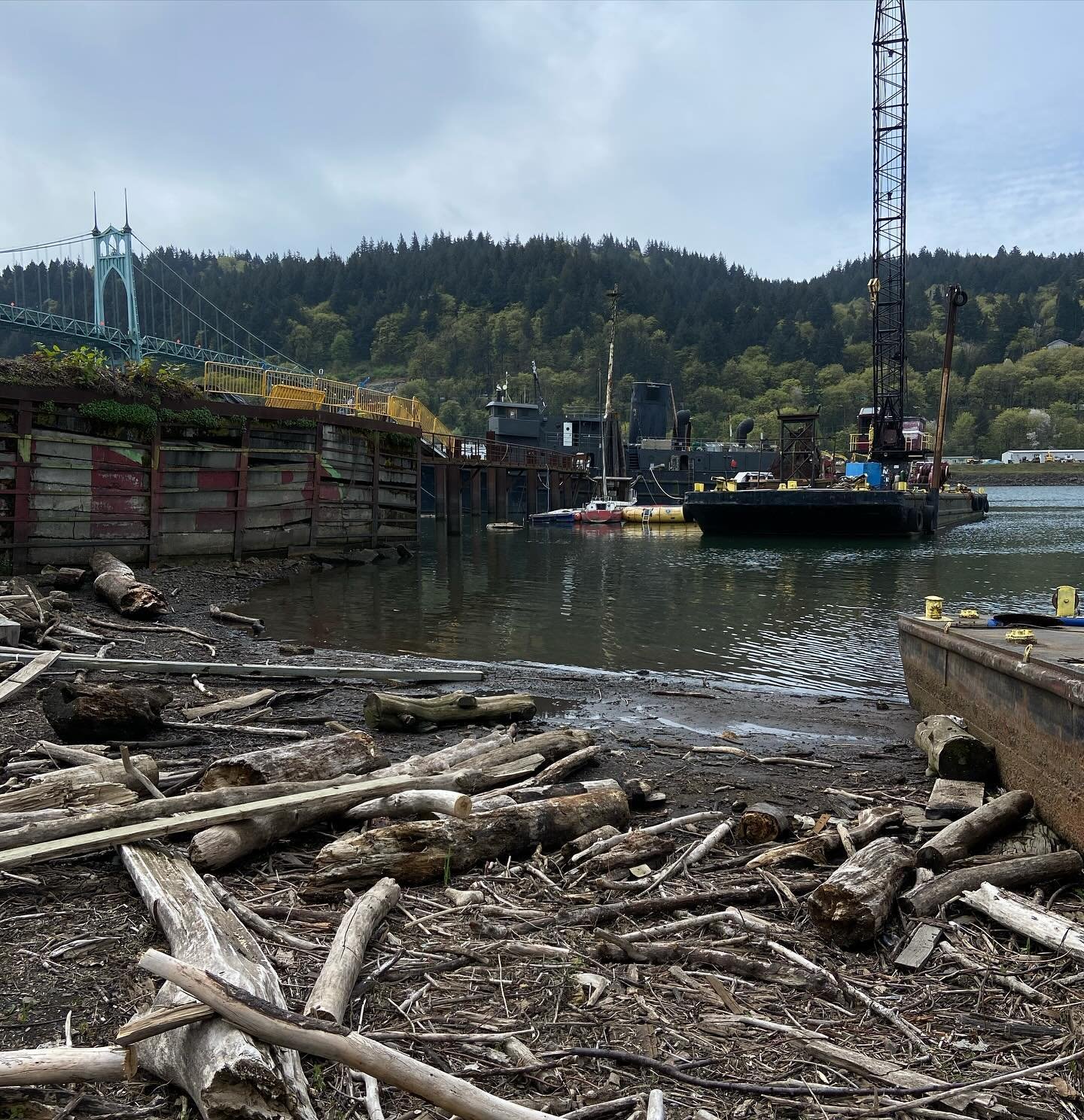 Join us for a work party this Saturday (4/13) at Green Anchors! The beach is fulllll of driftwood that we need to clear to prepare for our paddles this year! We&rsquo;ll also be building out our kayak storage and painting our new art workshop space ✨