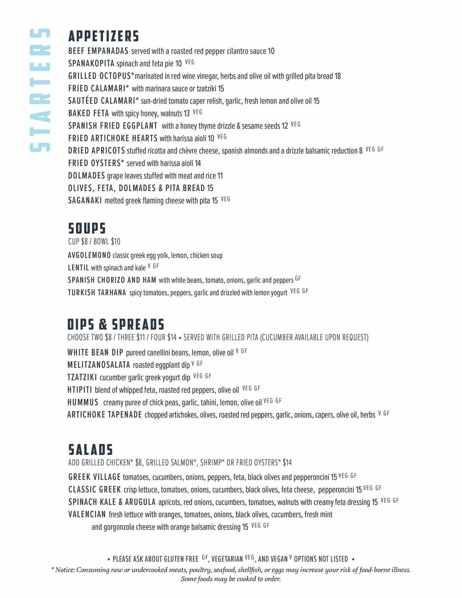 Menu — Demi's