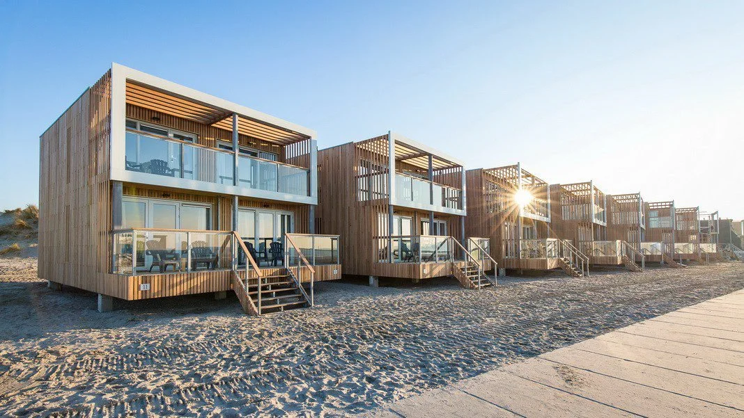 Strandhaus in Hoek van Holland als Ferienhaus während eines Fotoshootings mit einem Tierfotografen in der Region Rotterdam, Südholland