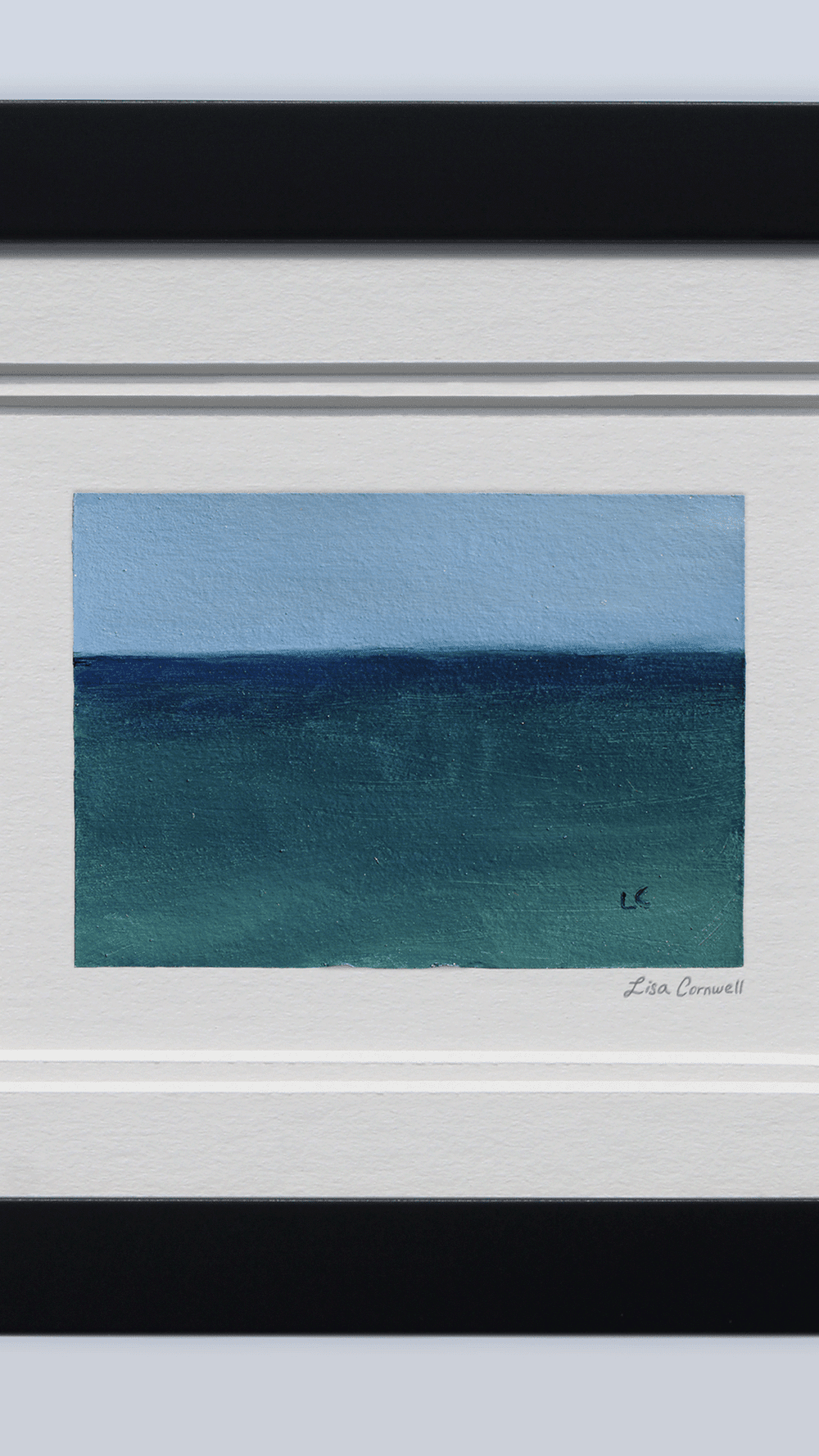 Lake Ontario, Fort Niagara: Framed Plein Air Color Match Illusion