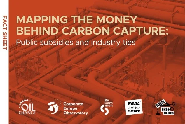 Mapping the money behind carbon capture