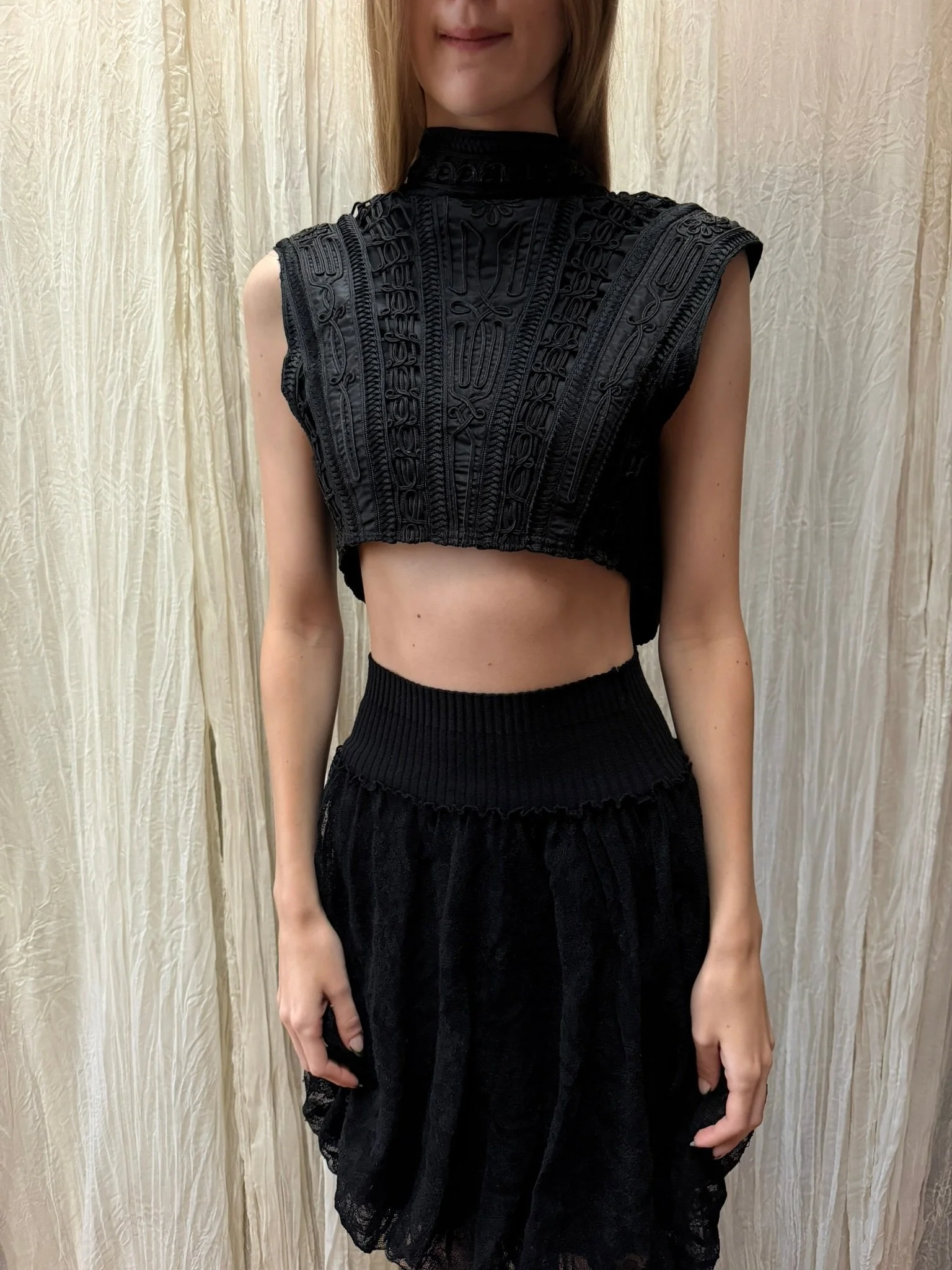 victorian soutache vest (XS)