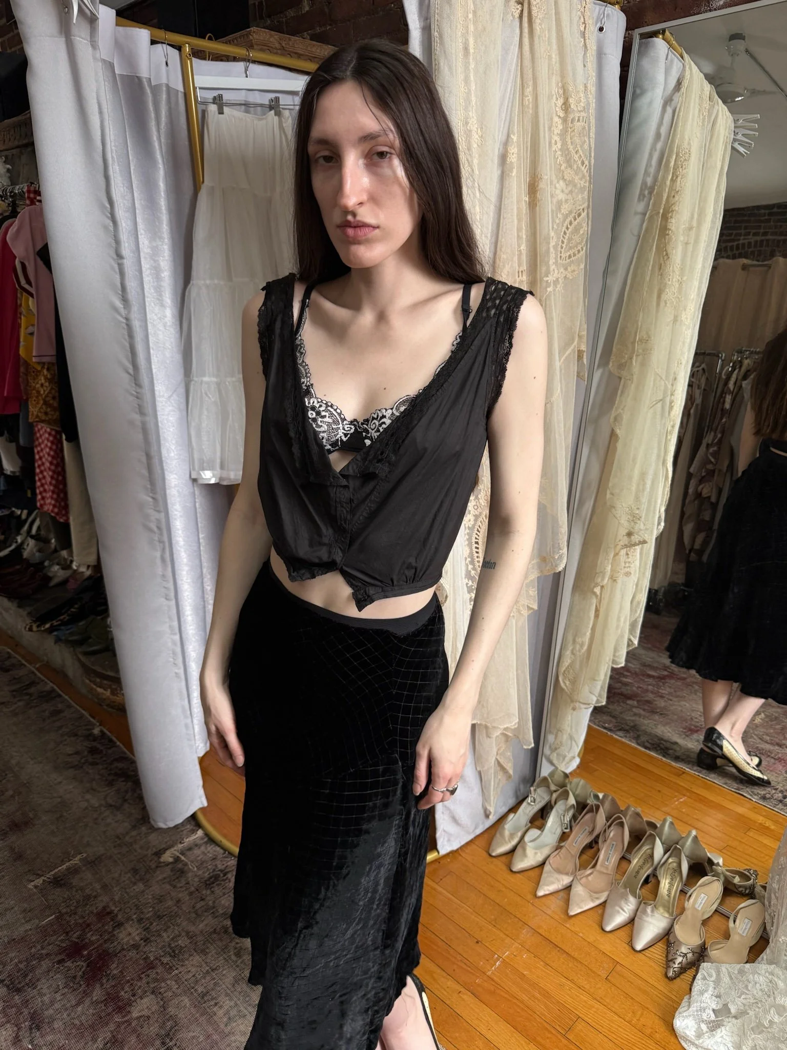 black corset cover (M)