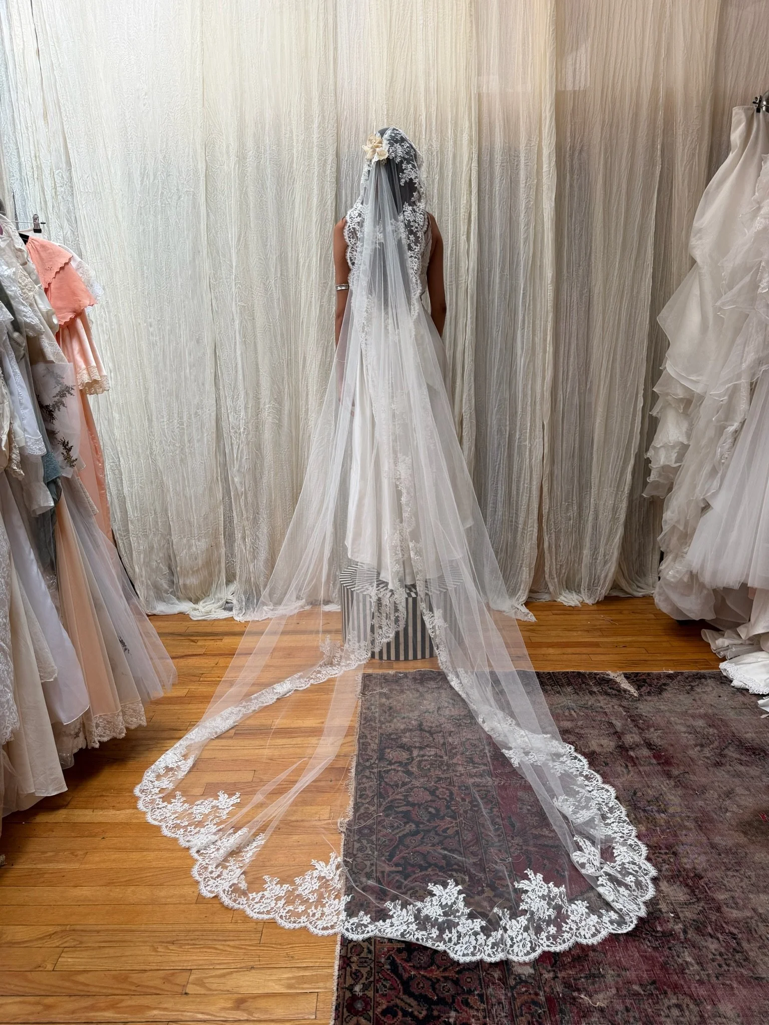 enchanting custom cathedral veil (OS)