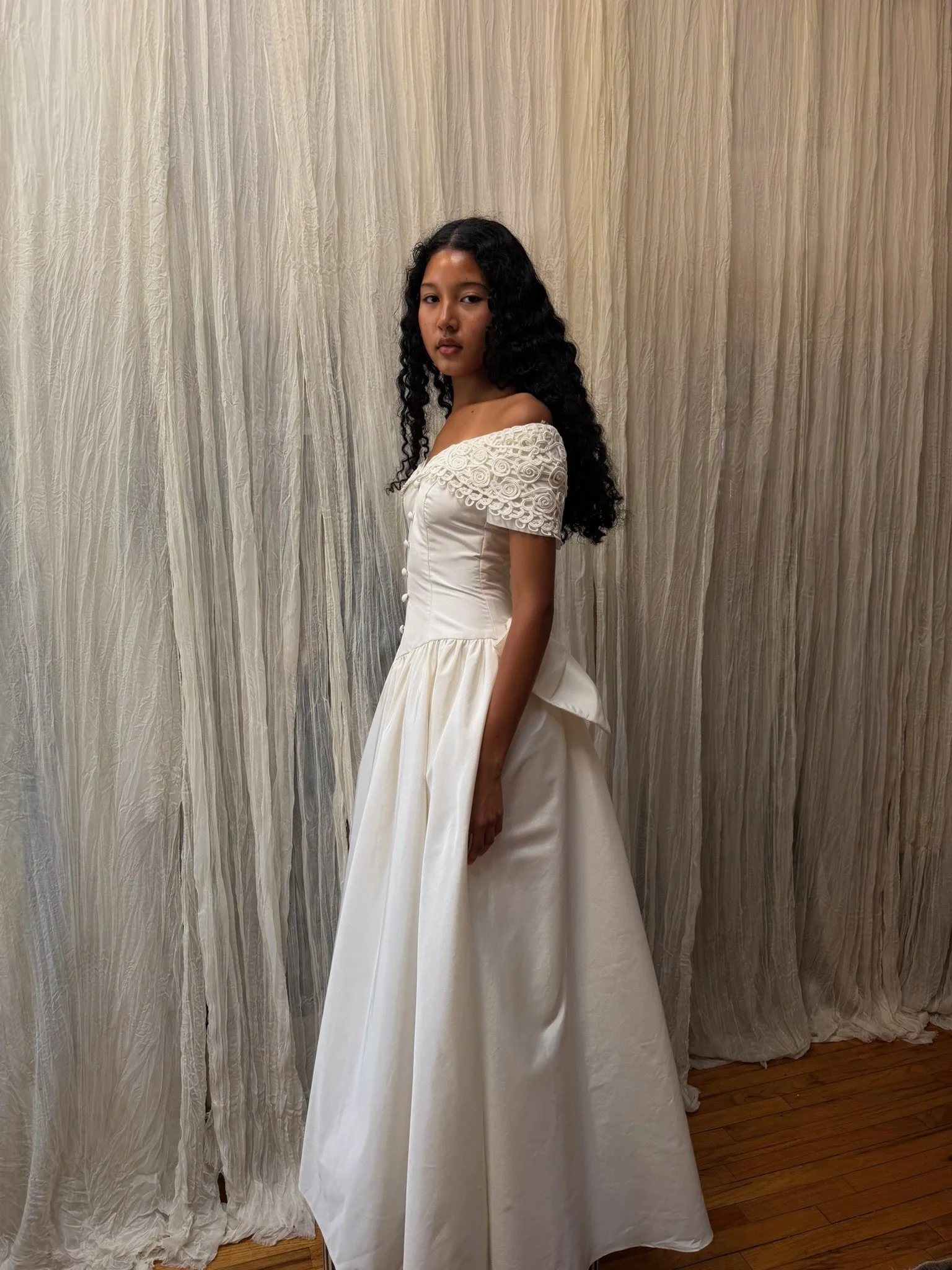crochet bridal gown (XS)