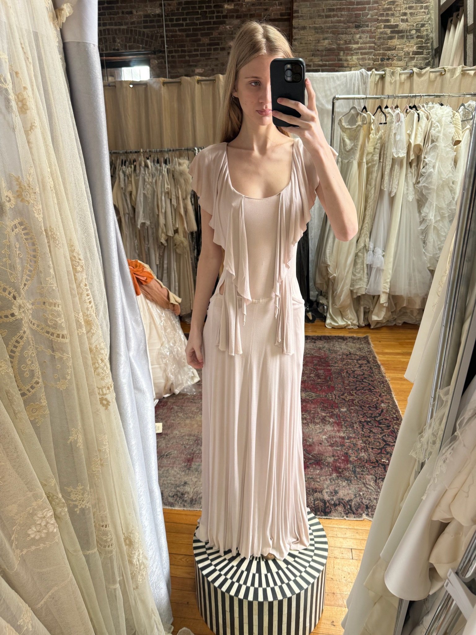 holly harp lavender jersey dress (XS-M)