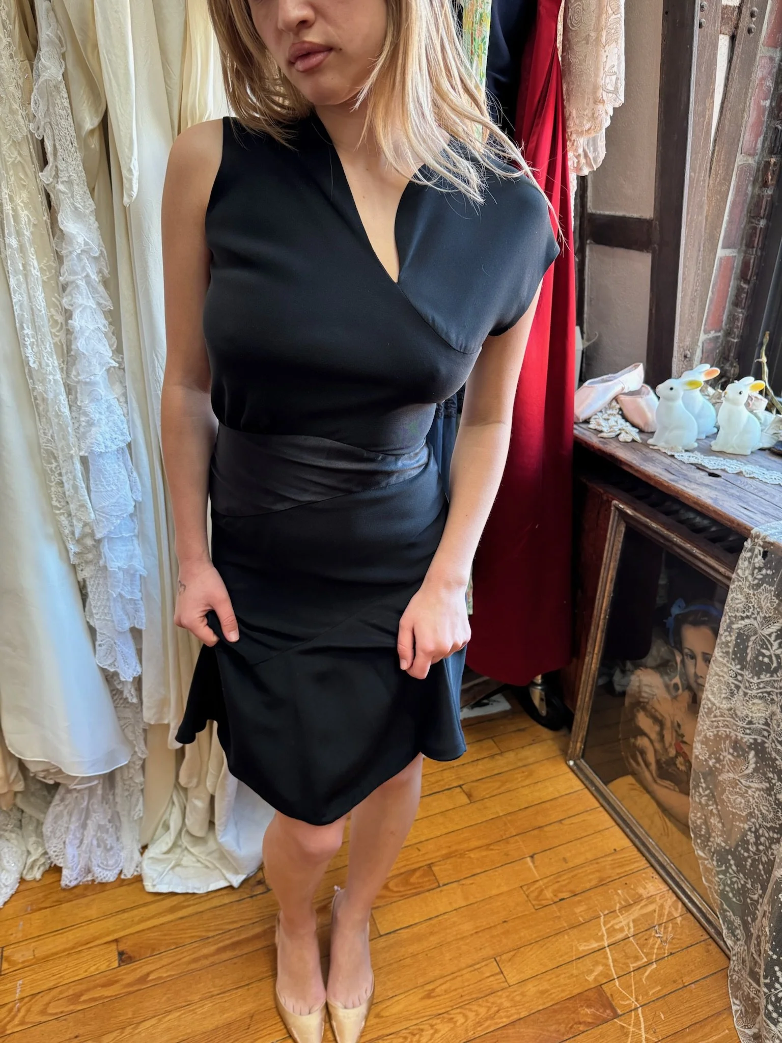 vivienne westwood asymmetric dress (XS-S)