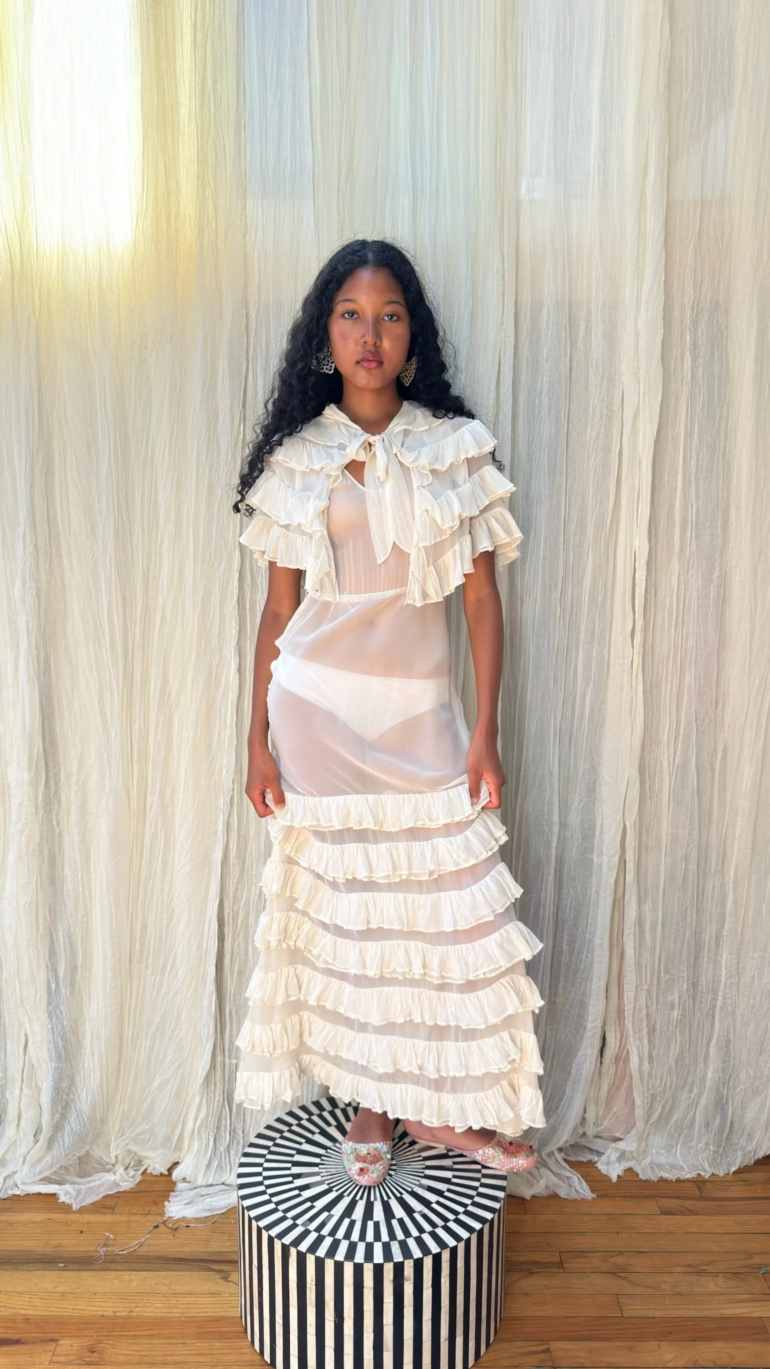 1930s ruffled set (XS)
