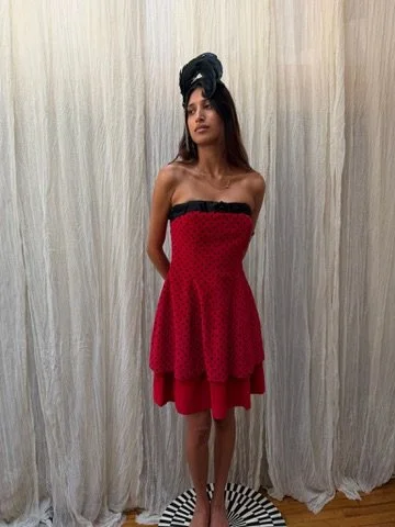 valentino polka mini dress (XS)