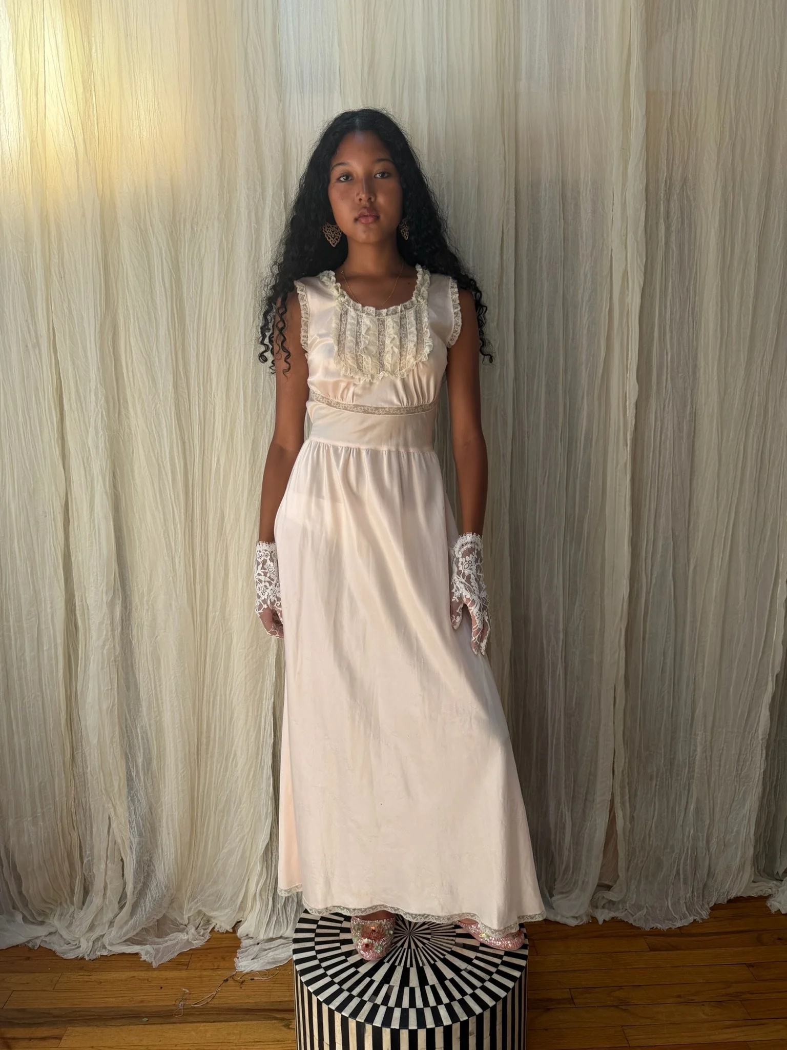 1940/50s slip dress (XS)