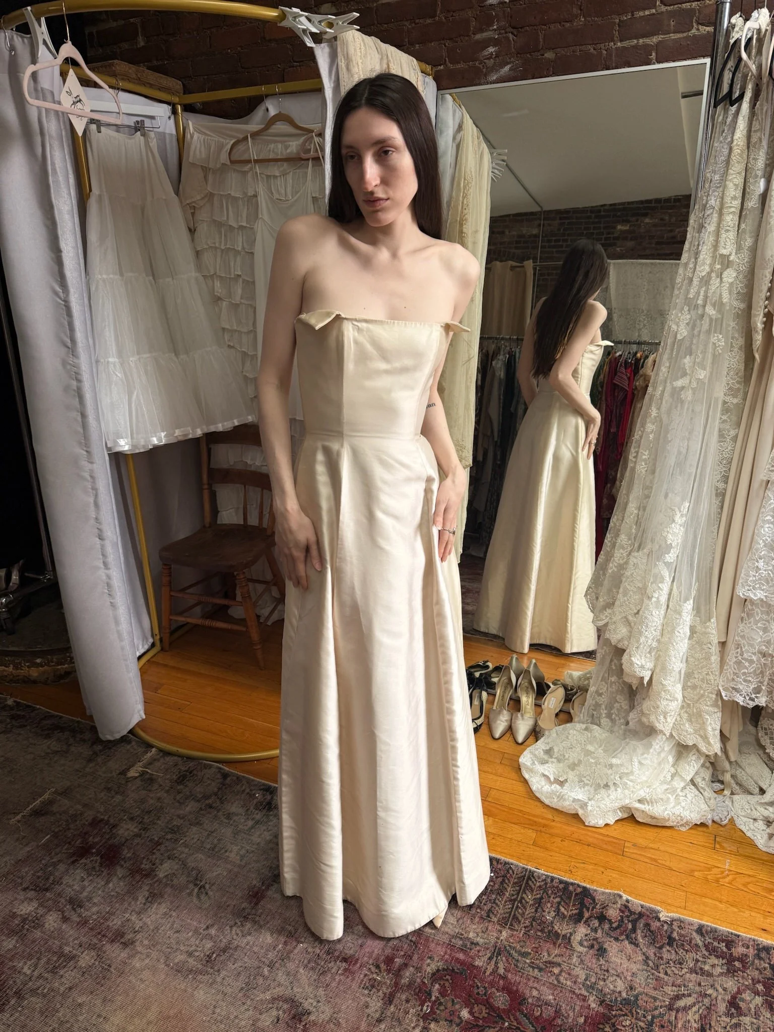 structured bridal gown  (XS-S)