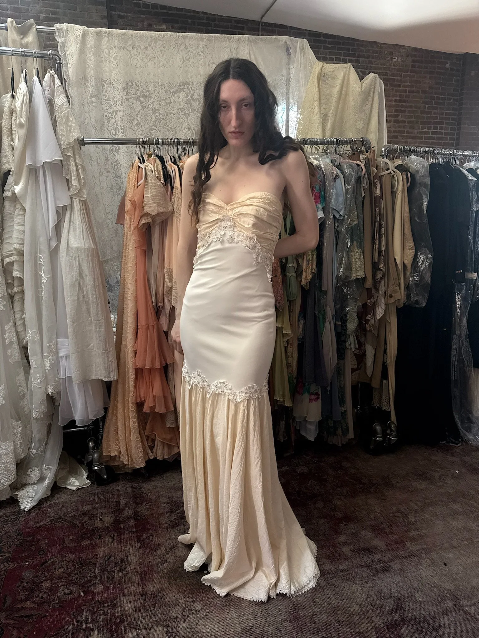 birth of Venus bridal gown (S-M)