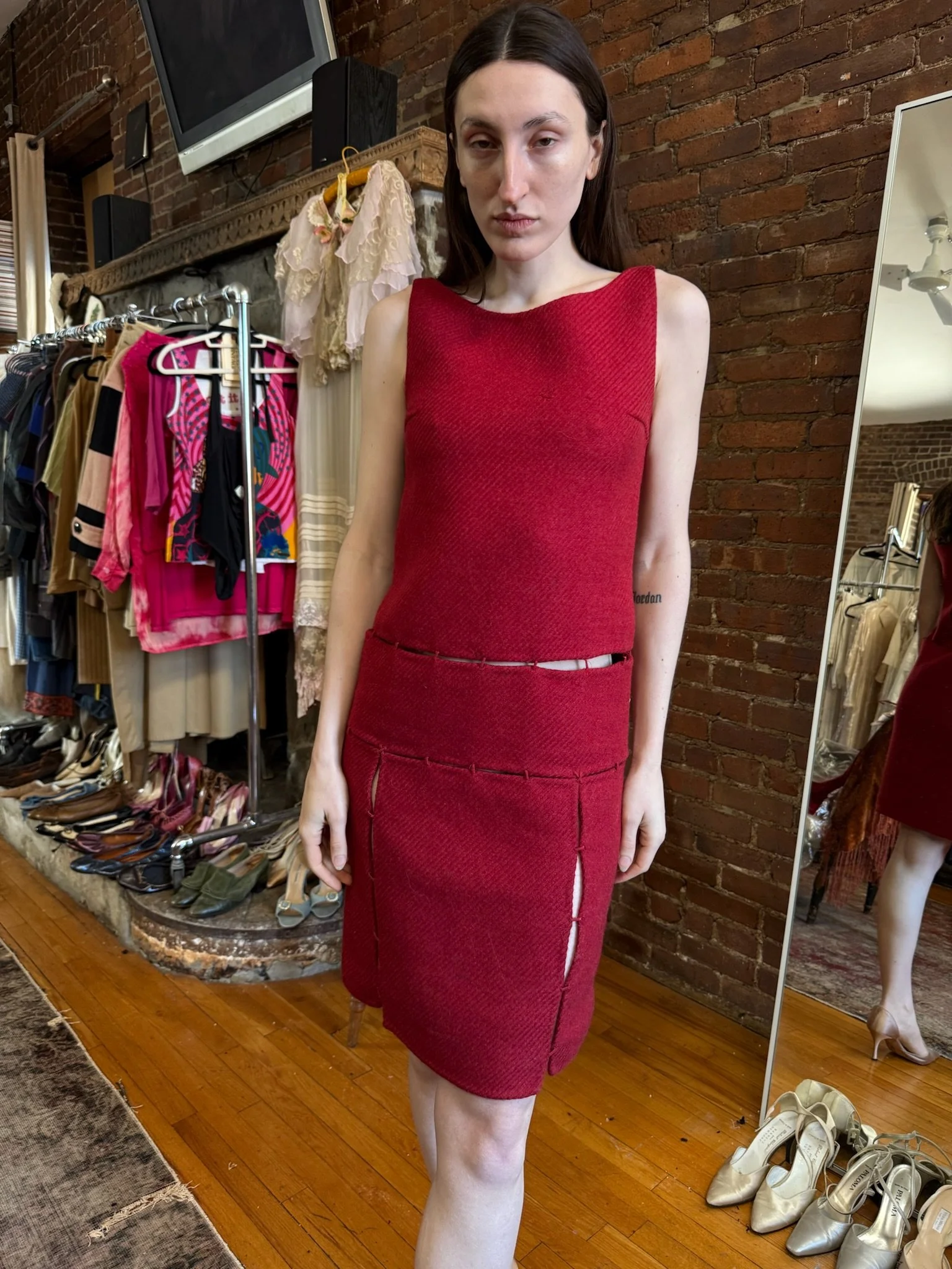 prada f/w 1998 dress (XS-S)