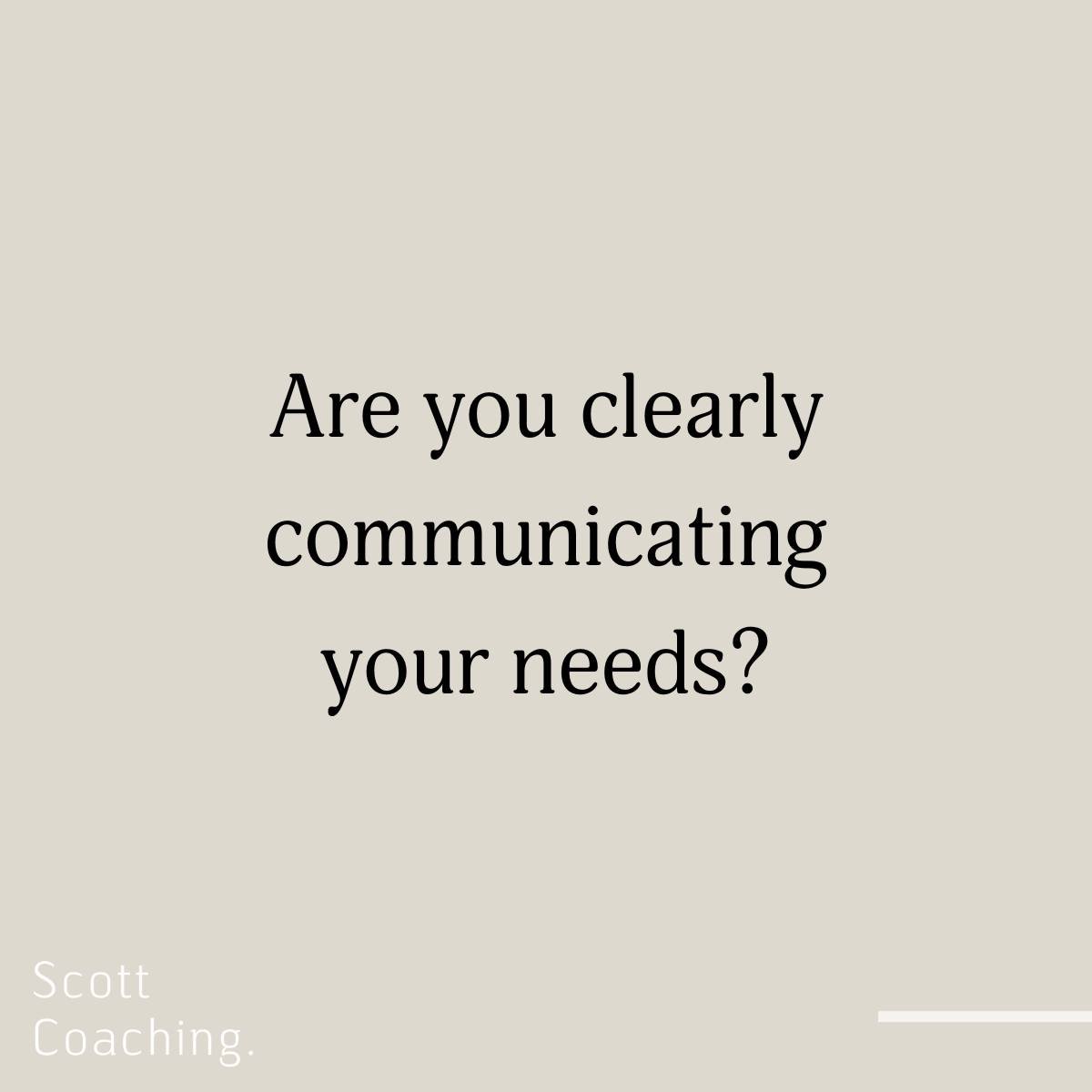 If you are feeling frustrated by how others are responding to and picking up on your needs, perhaps ask yourself: how can I get better at communicating what it is that I need?

If you have noticed a growing frustration, it may be that you are expecti