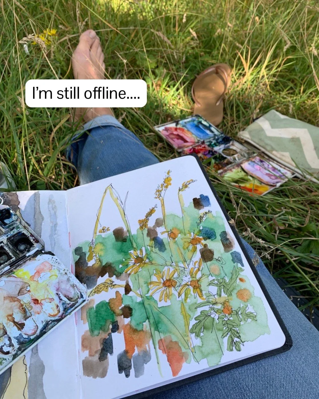 I won&rsquo;t be replying to messages this month.

I'm doing an artist residency this month where the focus is on connecting with nature and being away from digital distractions. 

I'll be back online in September. If you would like to connect wi