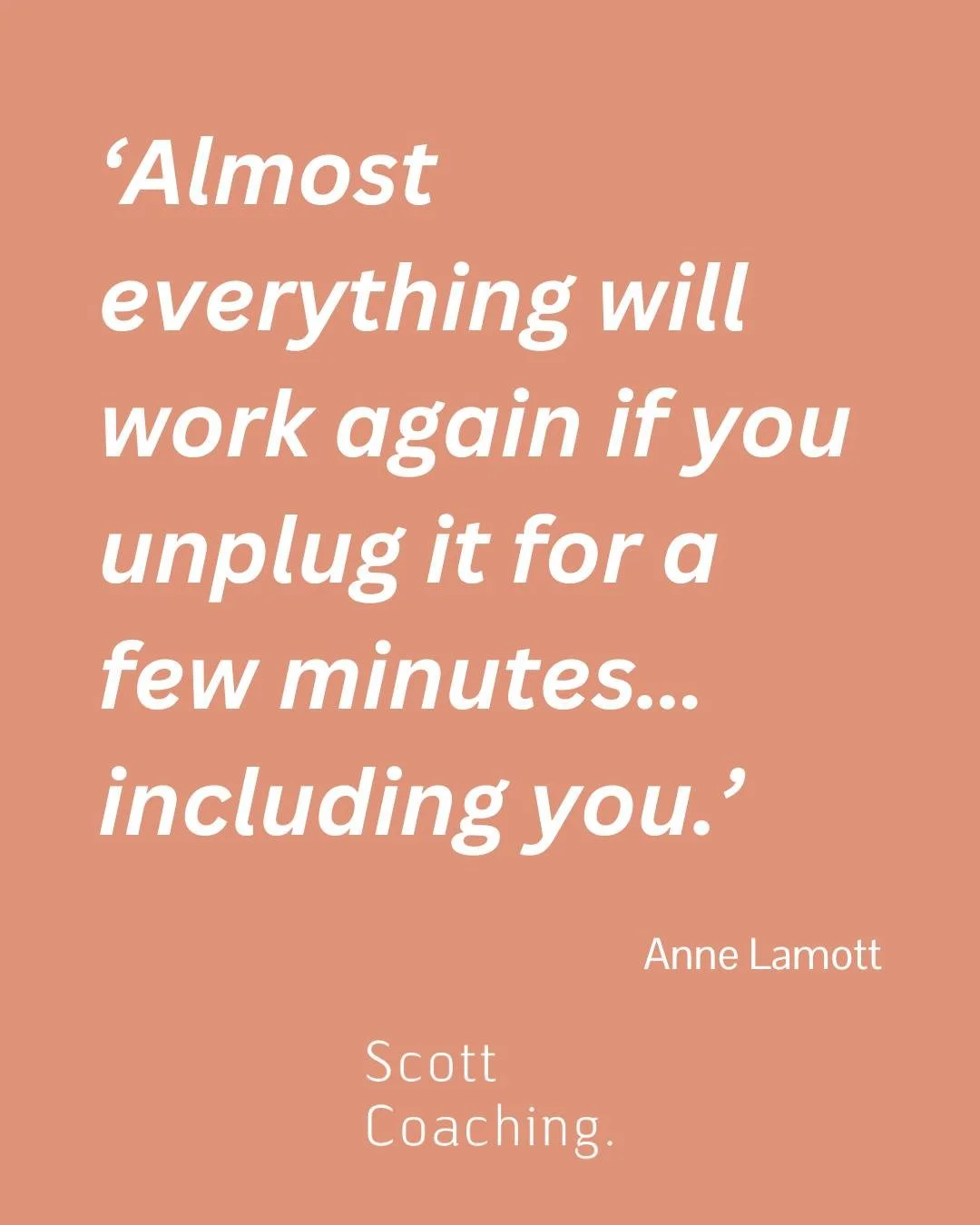 This quote by Anne Lamott made me smile this morning. 

This can be a gentle reminder as you start your week. What if you gave yourself a bit more breathing space today?

Shorten your to-do list. 
Add a pause between tasks.

This is not lazine