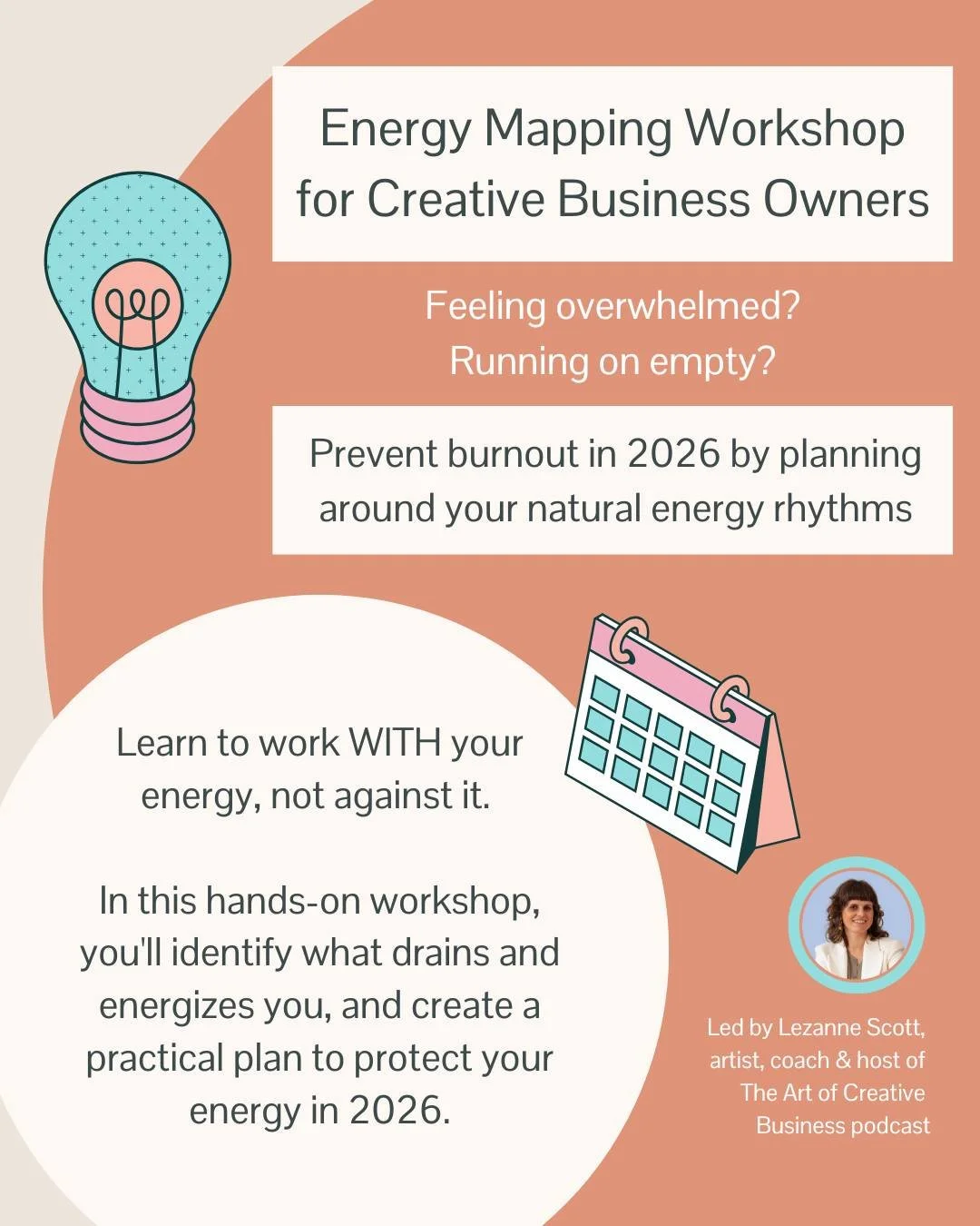 Feeling exhausted as we head into 2026? You're not alone. 

As we reflect on the year behind us, I keep hearing the same thing from creative business owners: &amp;quot;I'm so tired.&amp;quot;

With that in mind, I'm very pleased to share that I'm