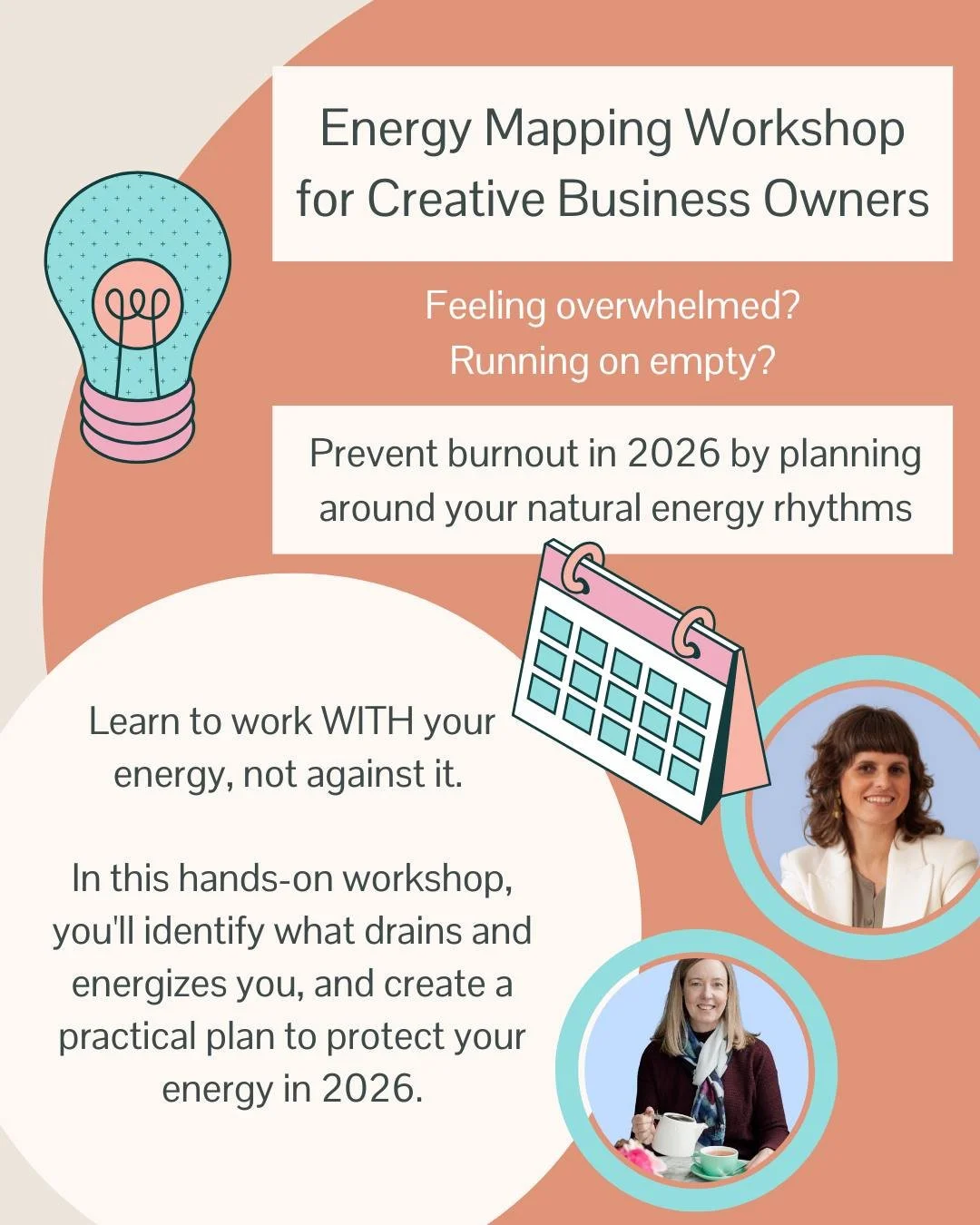 What if I told you that being busy isn't the same as being productive?

And that constantly pushing through exhaustion is the opposite of building a sustainable business?

If you're heading into 2026 feeling exhausted and overwhelmed, you don't n