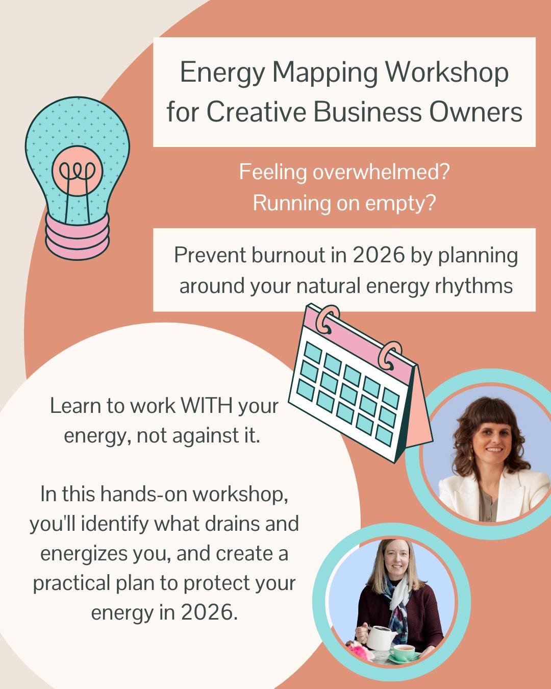 What if I told you that being busy isn't the same as being productive?

And that constantly pushing through exhaustion is the opposite of building a sustainable business?

If you're heading into 2026 feeling exhausted and overwhelmed, you don't n