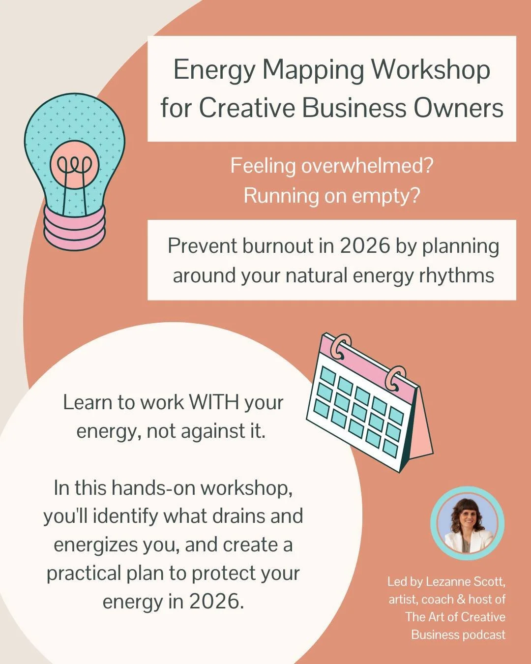 In case you missed it: we're running the Energy Mapping Workshop again at the end of January.

After November's session, I got messages like:

&amp;quot;I loved the workshop. The way we were able to share our thoughts and be more free to explore 