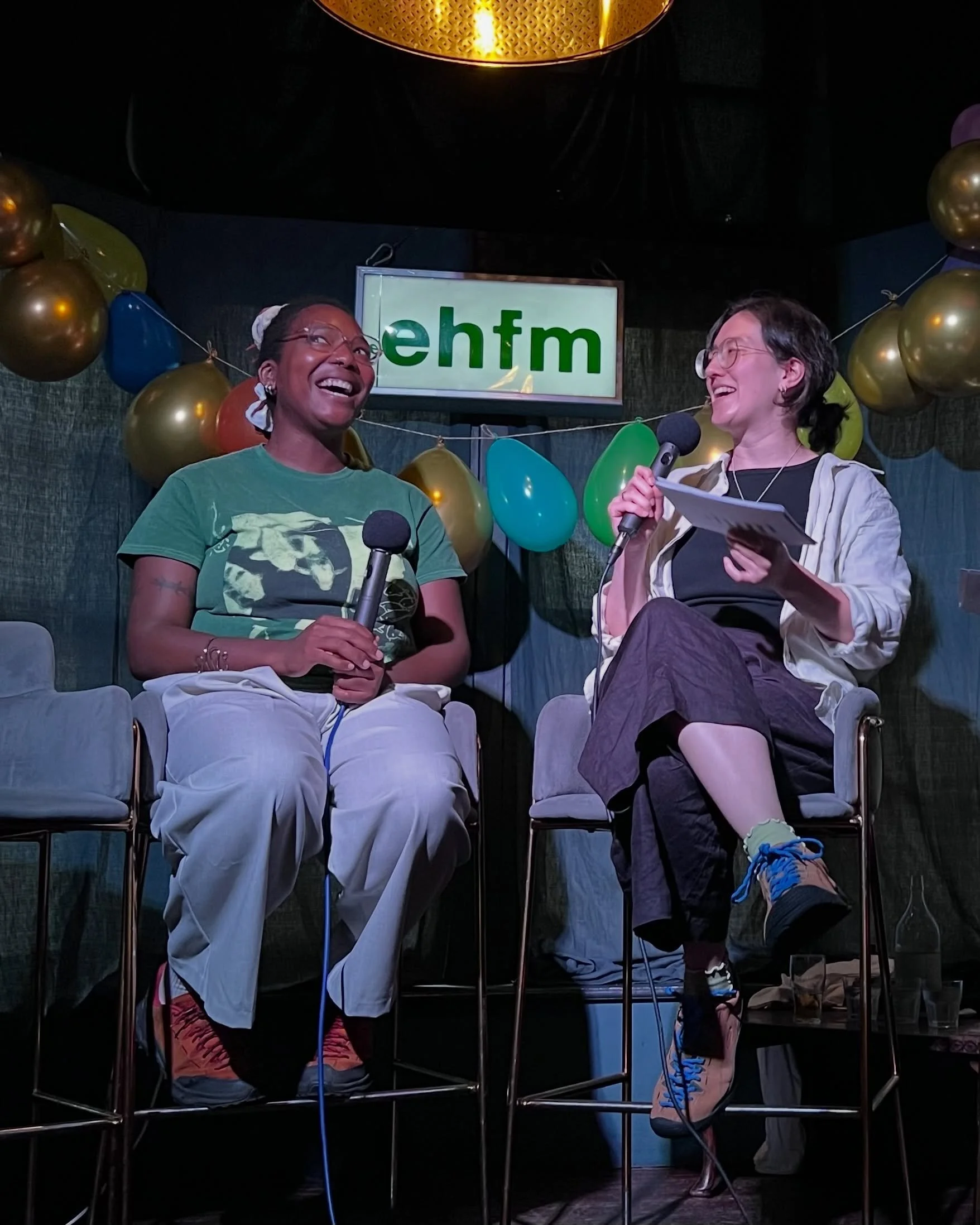Last night, I attended an event that left me feeling encouraged and inspired.

It was the 5-year celebration of the Culture Show on EHFM, hosted by @kshawthorne and @katie_goh_. It was fantastic to meet Michael MacLeod, founder of the @edinburghminut