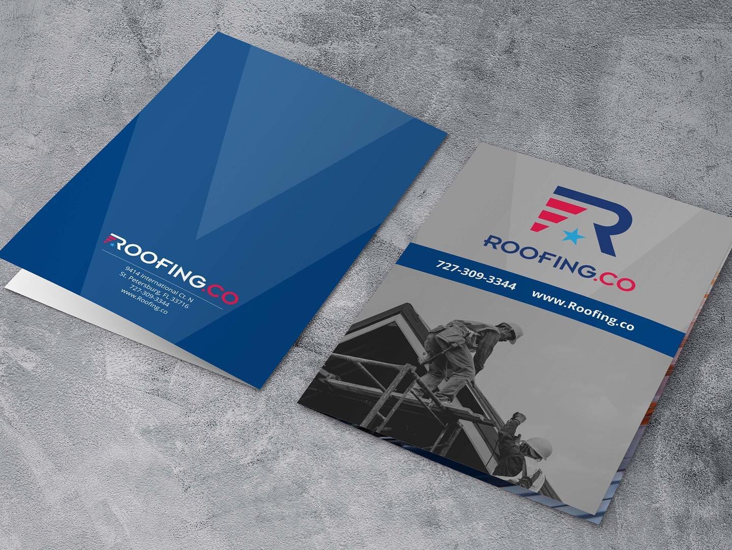 Roofing.co will be making a great first impression with their new folders 😎
.
.
.
#graphics #branding #socialmediamarketing #digitalmarketing #marketingagency
