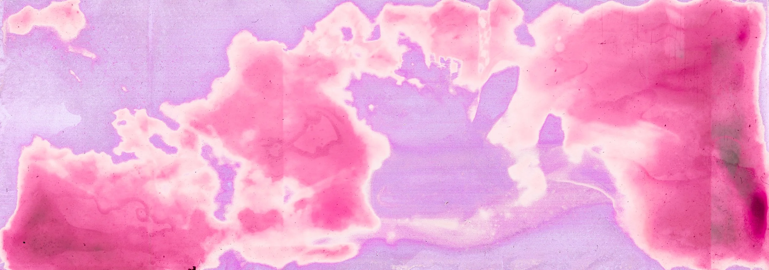 Cloud Watching (I), Photography (35mm film, bleach, water), 2024
