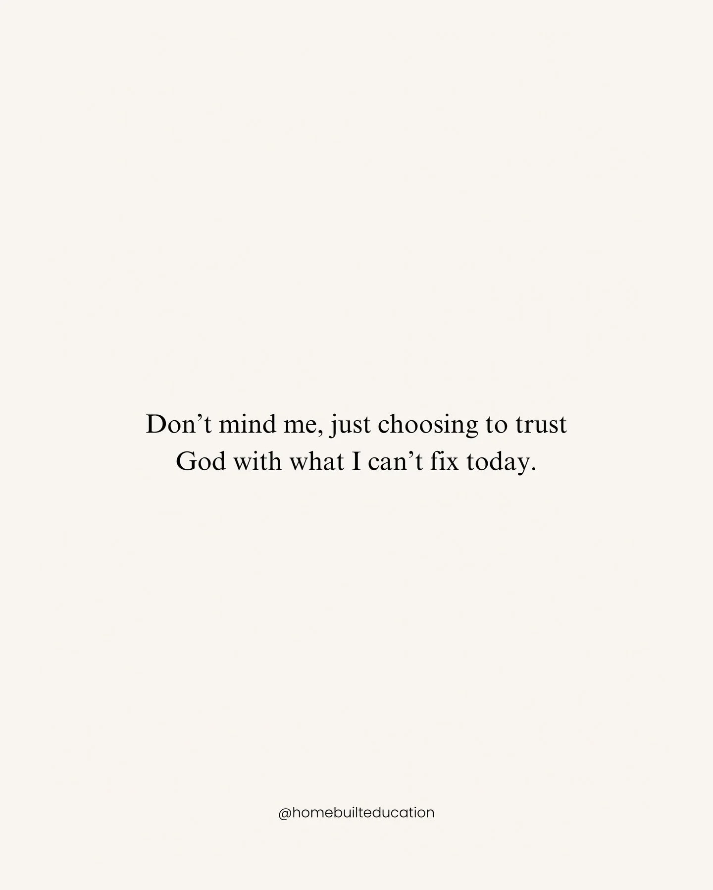 God didn&rsquo;t ask me to hold the whole world. 

He asked me to hold His hand. 🤍
.
.
.
.
#motherhood #christianmotherhood #grace #godsplan