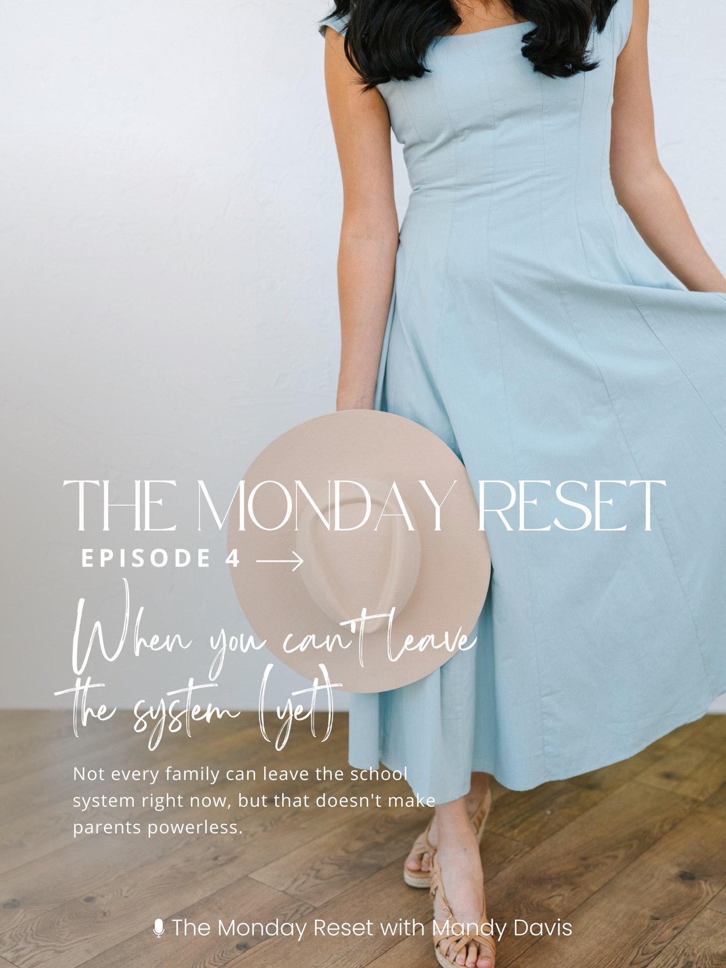 &ldquo;But&hellip; what if we can&rsquo;t homeschool?&rdquo;

One of the top questions in my inbox.

This week&rsquo;s episode breaks it down clearly&mdash; a must-listen for families navigating the school system.
.
.
.
.
#themondayreset #podcast #ho