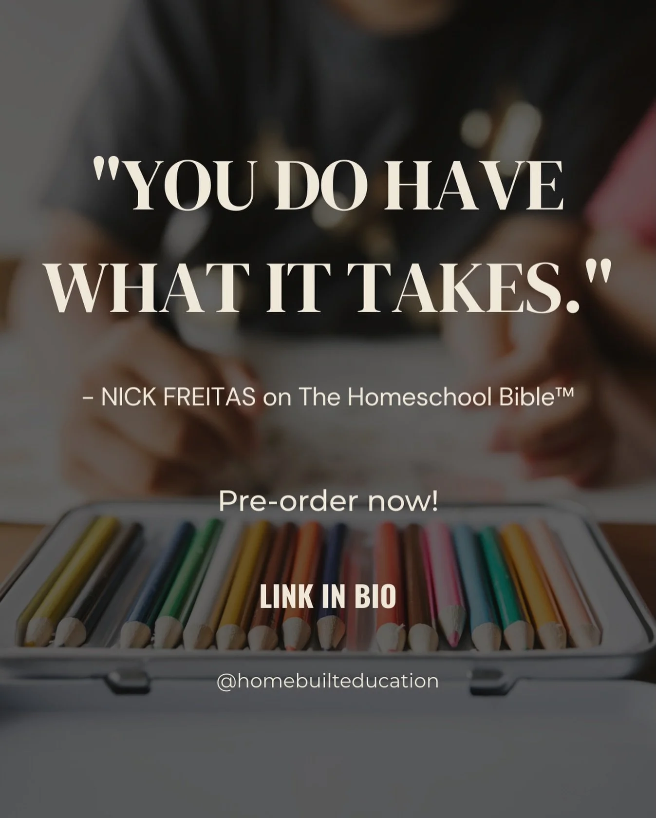 When @nickjfreitas says &ldquo;you do have what it takes&rdquo; &mdash; that&rsquo;s not just encouragement. That&rsquo;s a man who has fought publicly for parental rights telling you the same thing I&rsquo;ve been saying from the start.

You are not